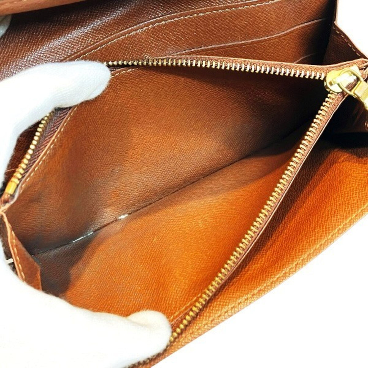 Louis Vuitton Monogram Brown Monogram Long Wallet (Bi-Fold) (Pre-Owned)