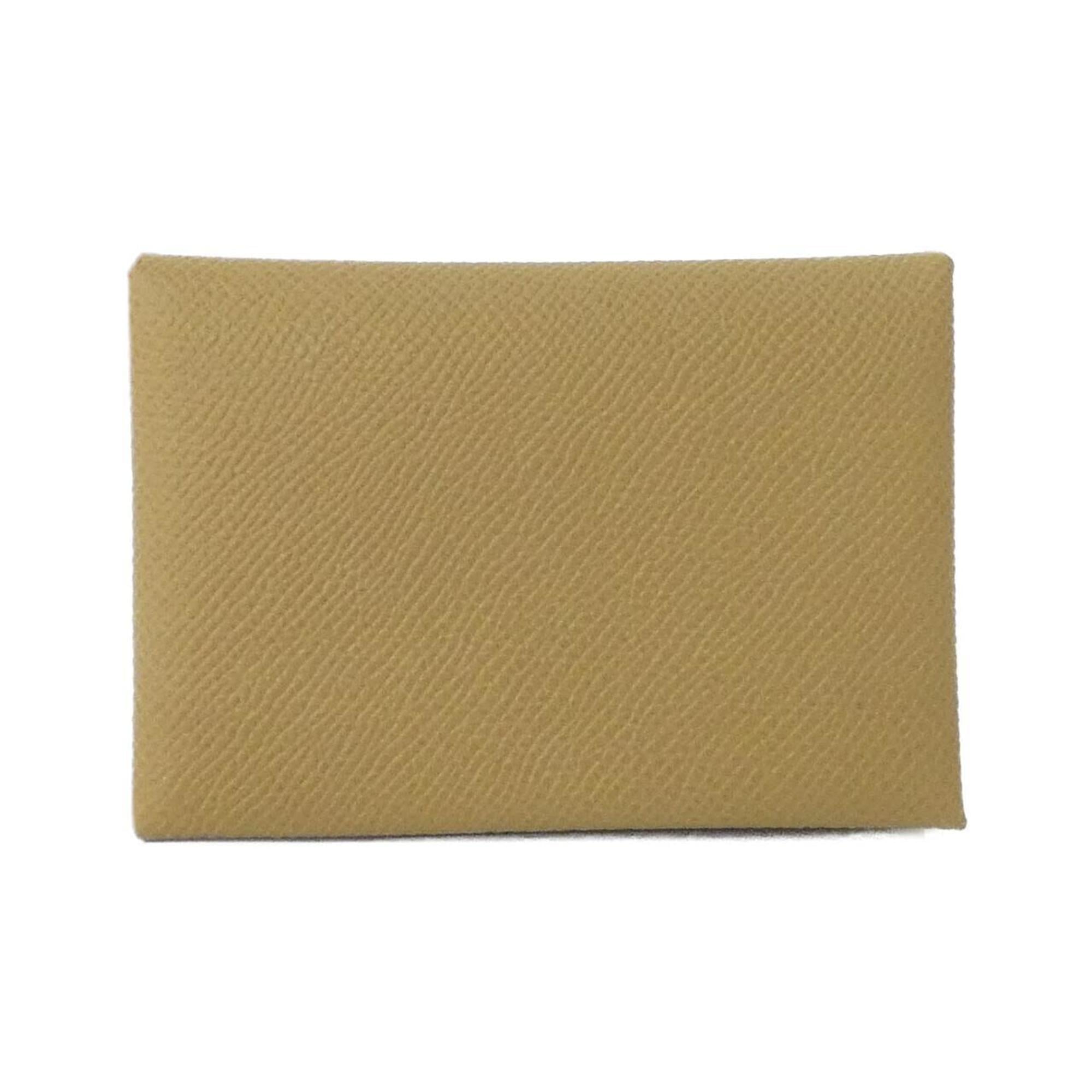 Hermes Beige Epsom Leather Coin Purse/Coin Case (Pre-Owned)