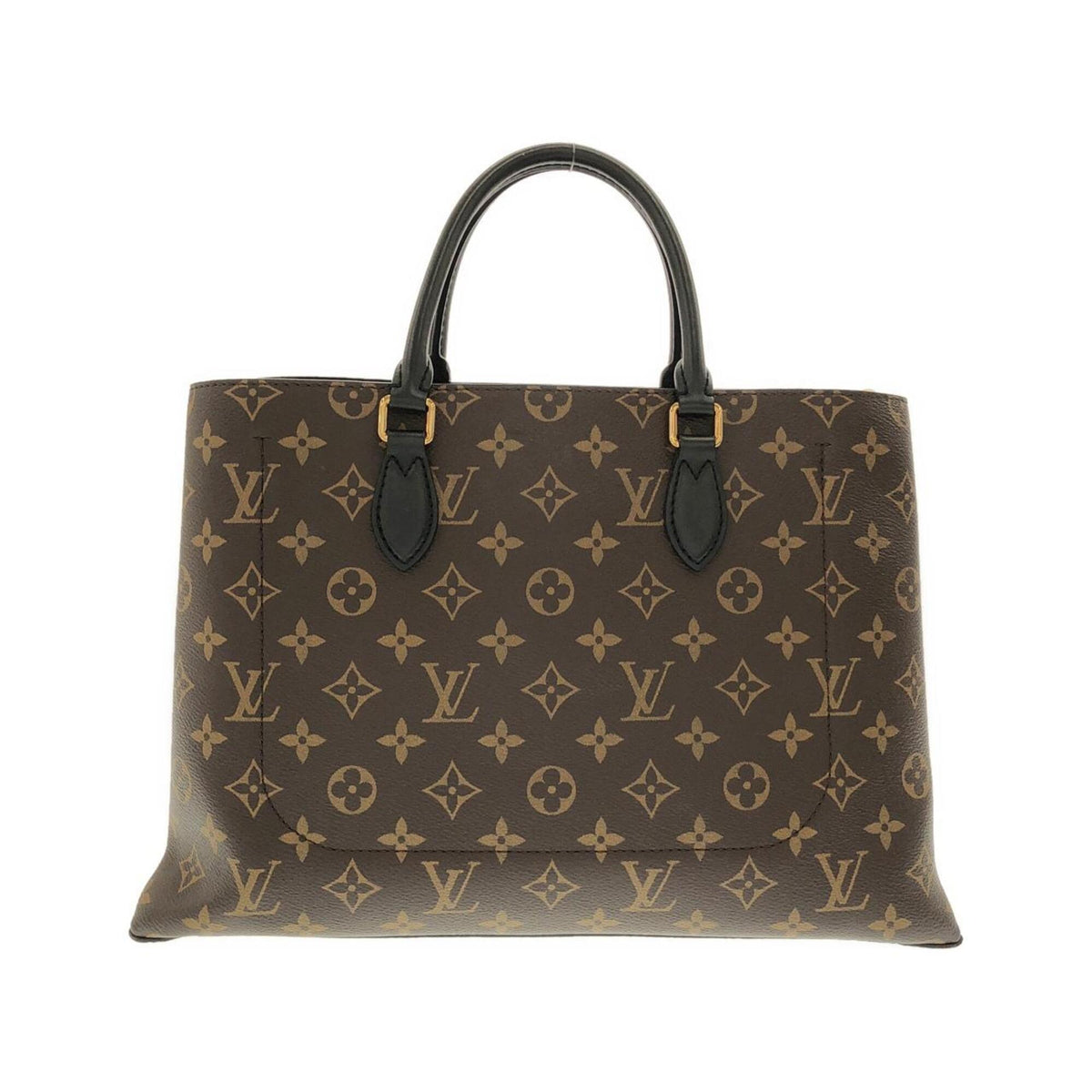 Louis Vuitton Black Marron Coated Canvas Handbag (Pre-Owned)