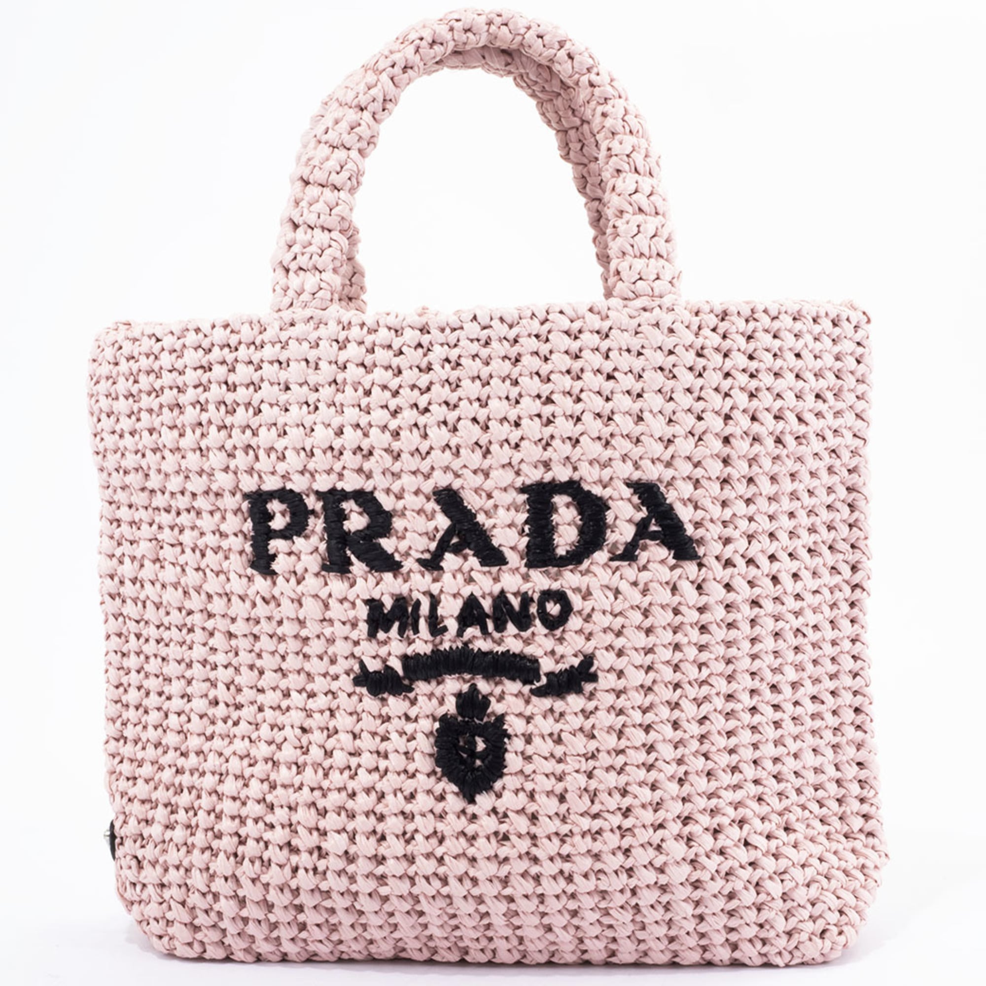 Prada Pink Viscose Tote Bag (Pre-Owned)
