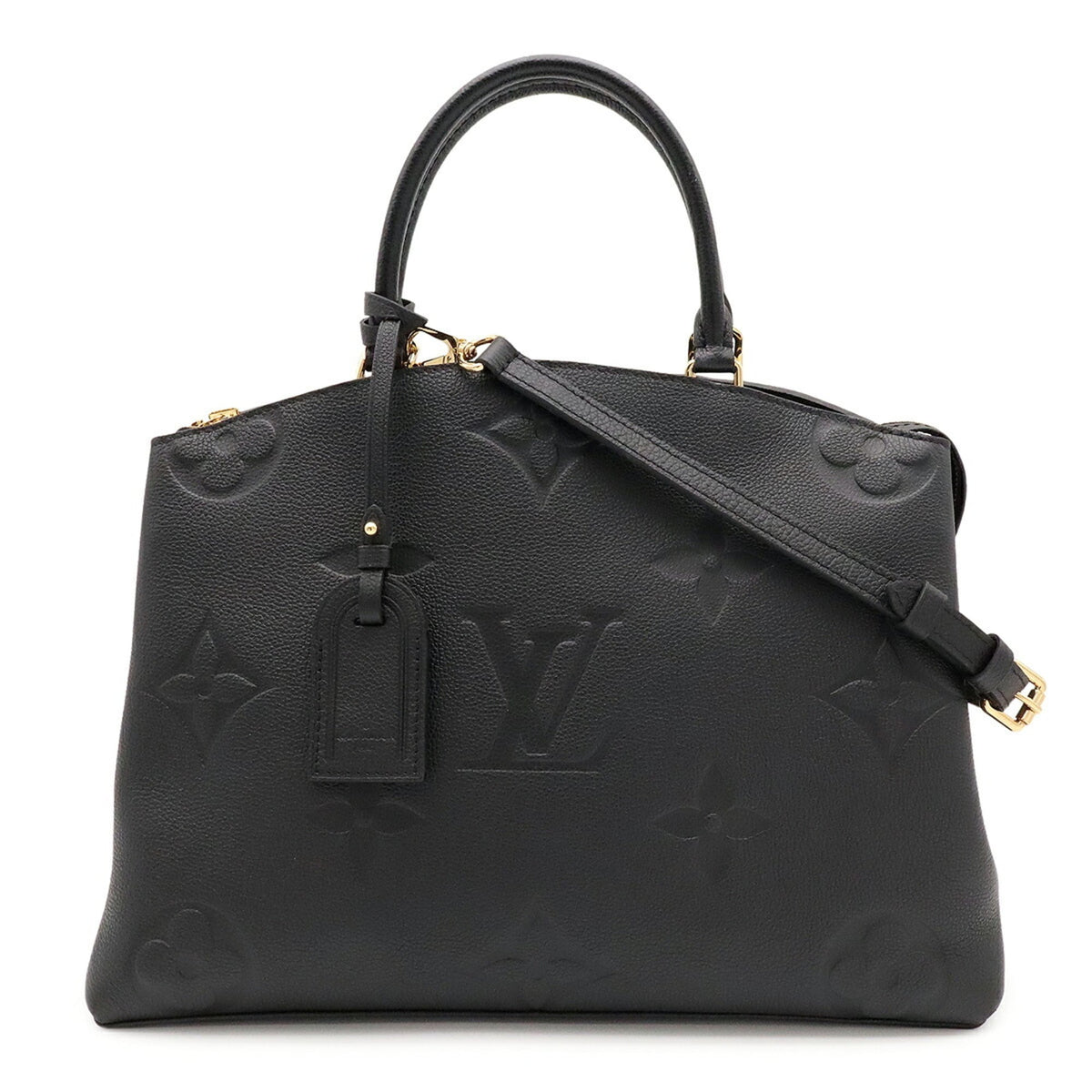 Louis Vuitton Black Noir Monogram Empreinte Leather Handbag Tote Bag (Pre-Owned)