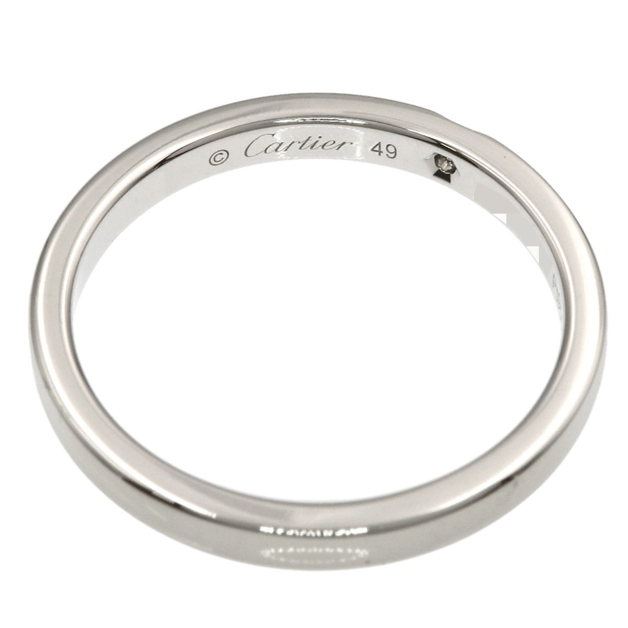 Cartier Platinum 950 Band Ring (Pre-Owned)