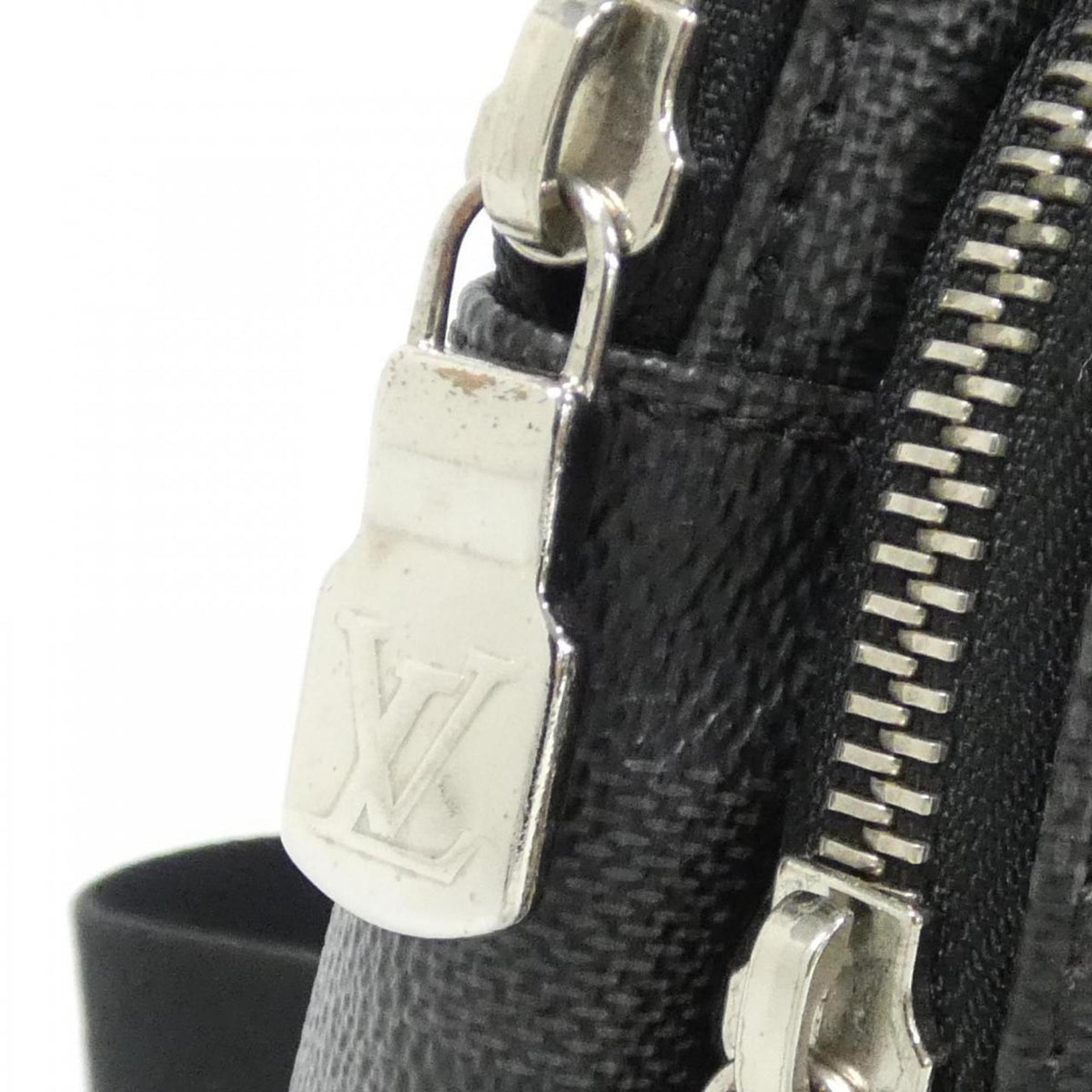 Louis Vuitton Graphite Coated Canvas Shoulder Bag (Pre-Owned)