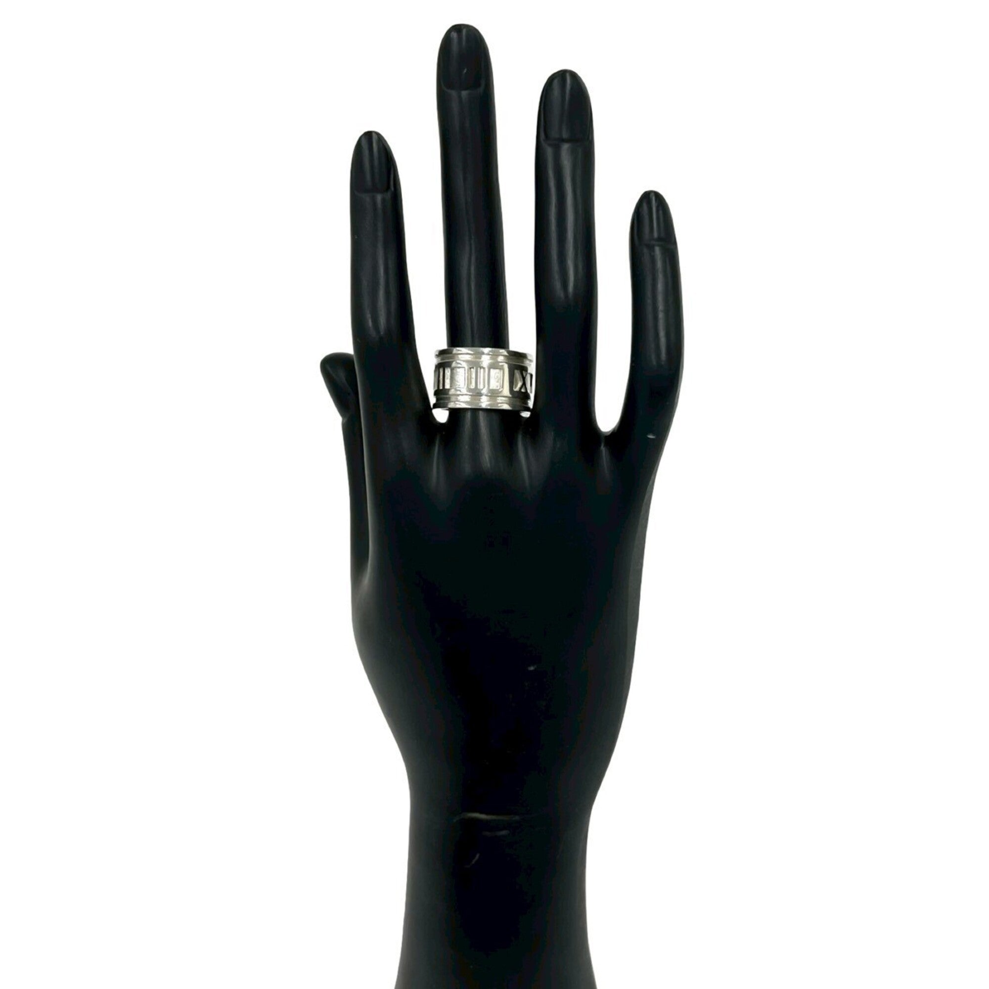 Tiffany Silver Silver 925 Band Ring (Pre-Owned)