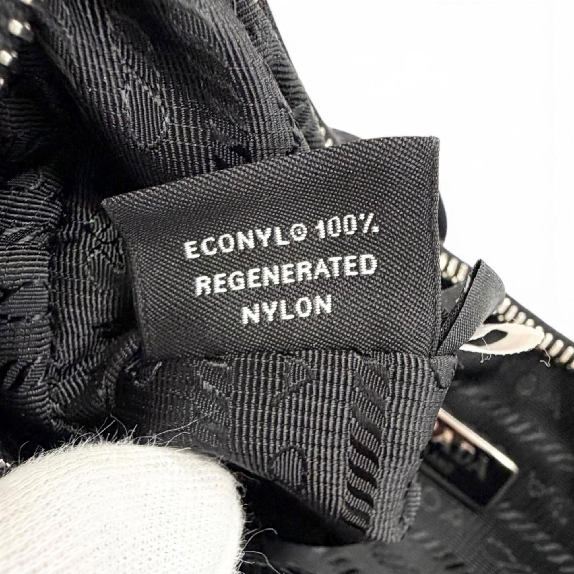Prada Black Nylon Pouch Shoulder Bag (Pre-Owned)
