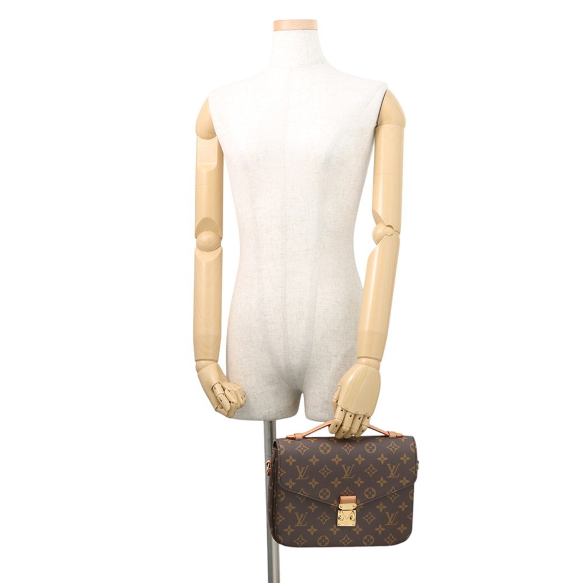Louis Vuitton Monogram Brown Monogram Handbag Pochette (Pre-Owned)