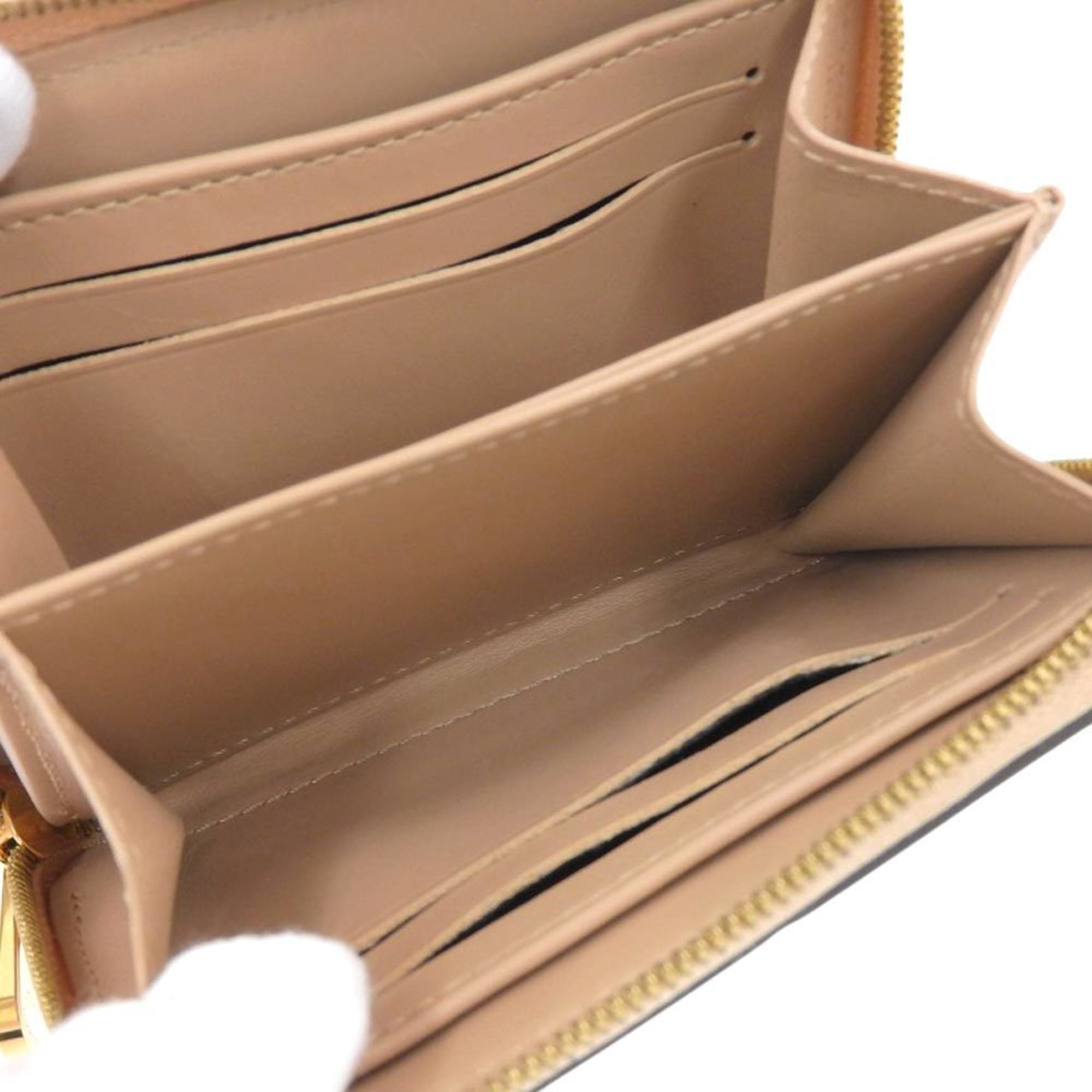 Louis Vuitton Monogram Vernis Beige Dune Monogram Vernis Coin Purse/Coin Case (Pre-Owned)