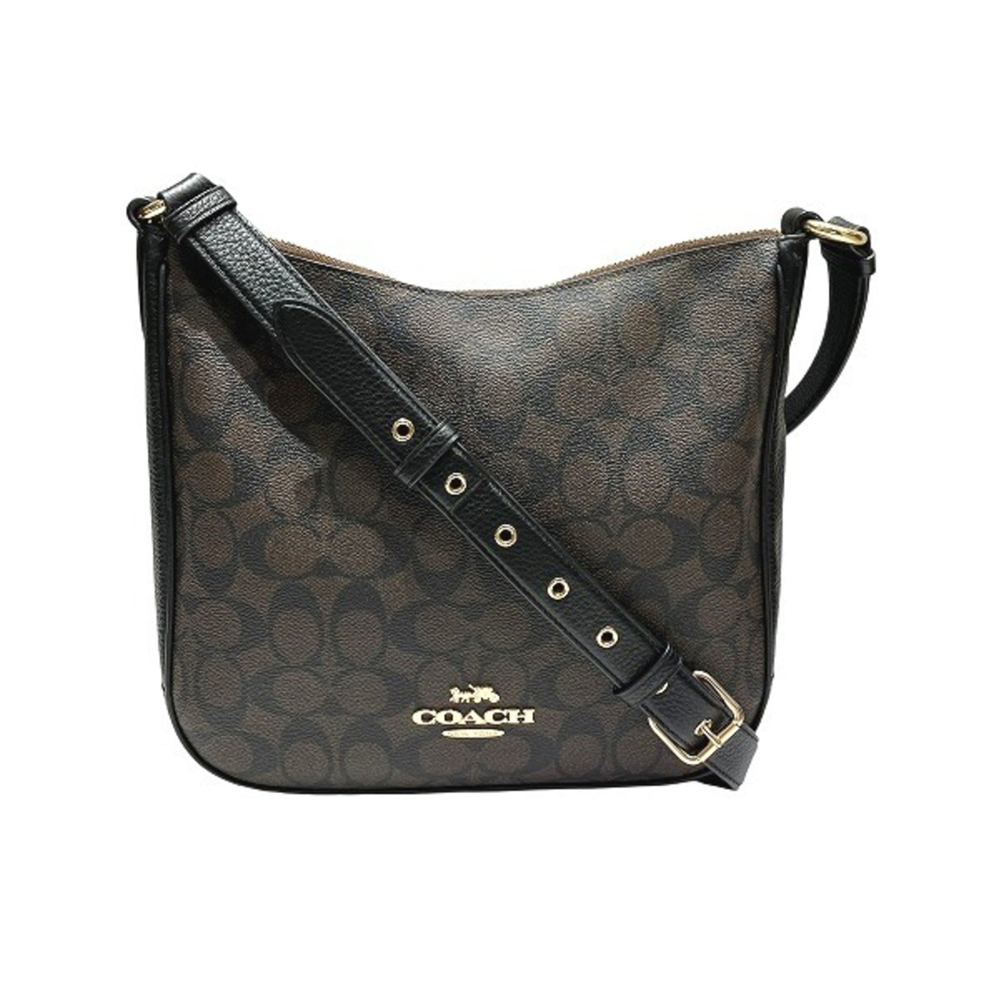 Coach Brown Pvc Leather Shoulder Bag (Pre-Owned)