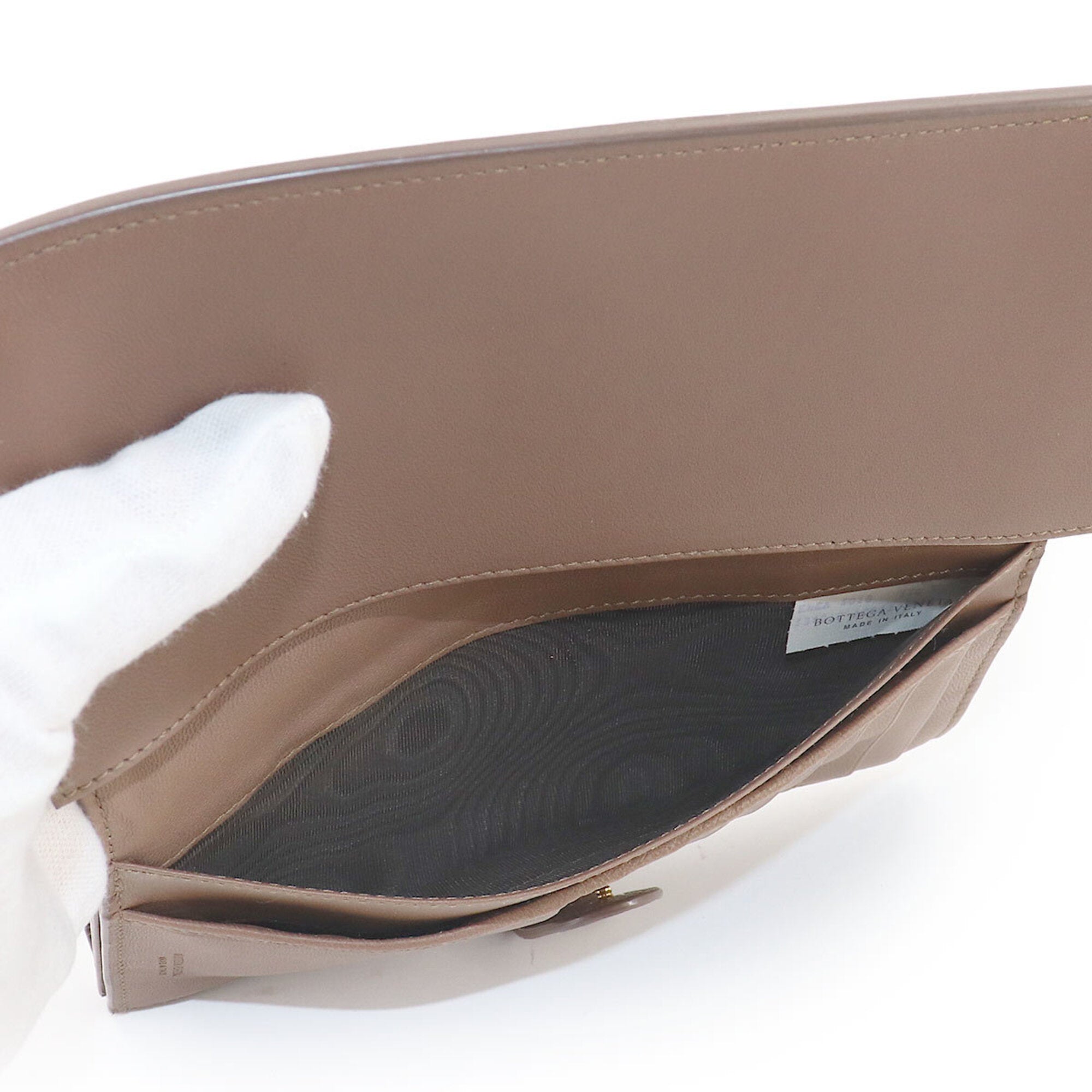 Bottega Veneta Brown Intrecciato Long Wallet (Bi-Fold) (Pre-Owned)