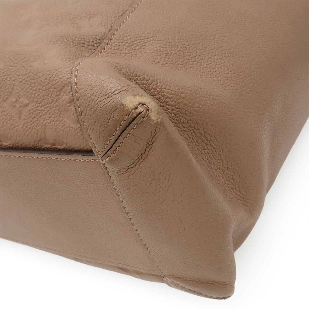 Louis Vuitton Taupe Monogram Empreinte Shoulder Bag (Pre-Owned)