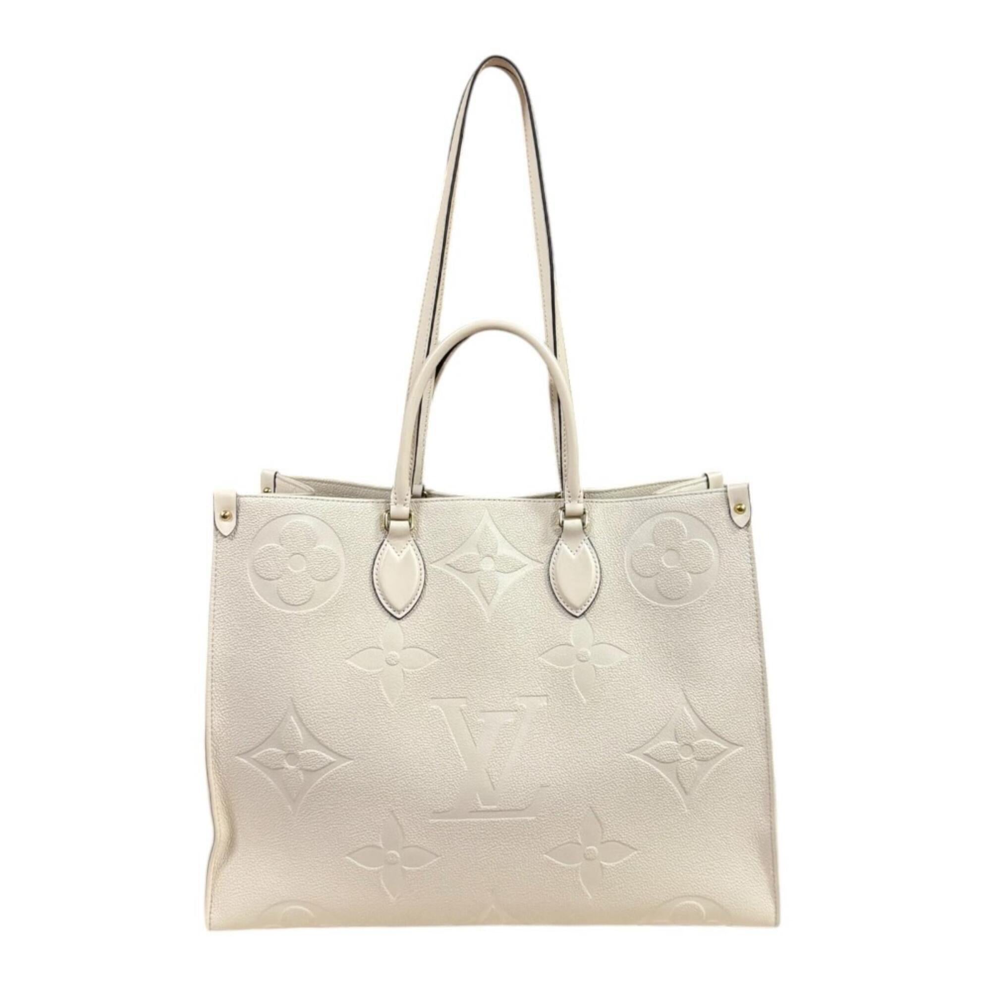 Louis Vuitton Beige Off-White Monogram Empreinte Shoulder Bag (Pre-Owned)