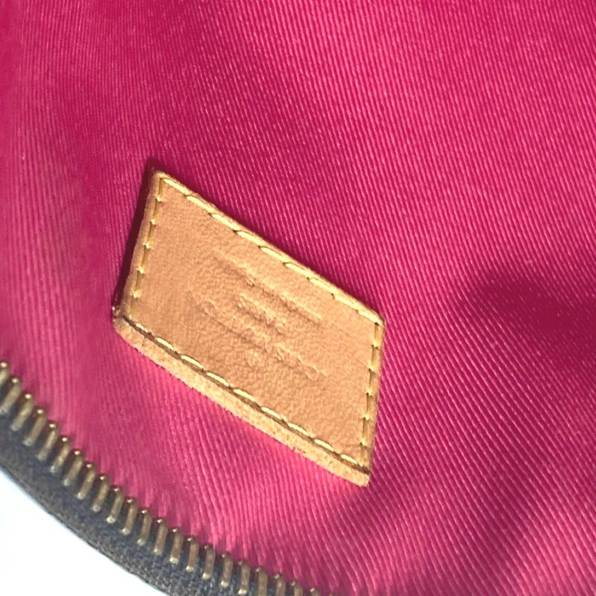 Louis Vuitton Brown Monogram Pink Monogram Pochette Shoulder Bag (Pre-Owned)