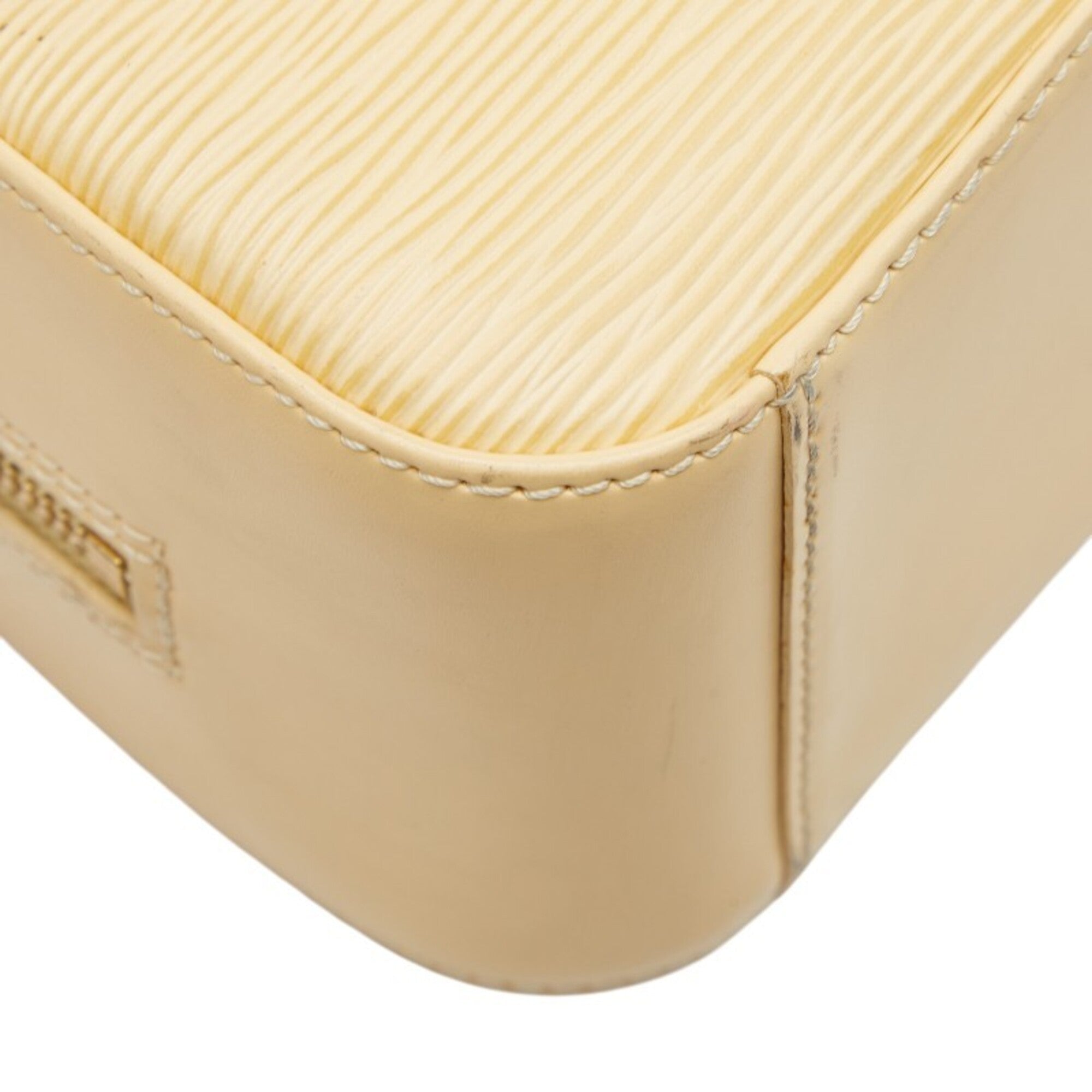Louis Vuitton Epi Ivory Leather Handbag (Pre-Owned)