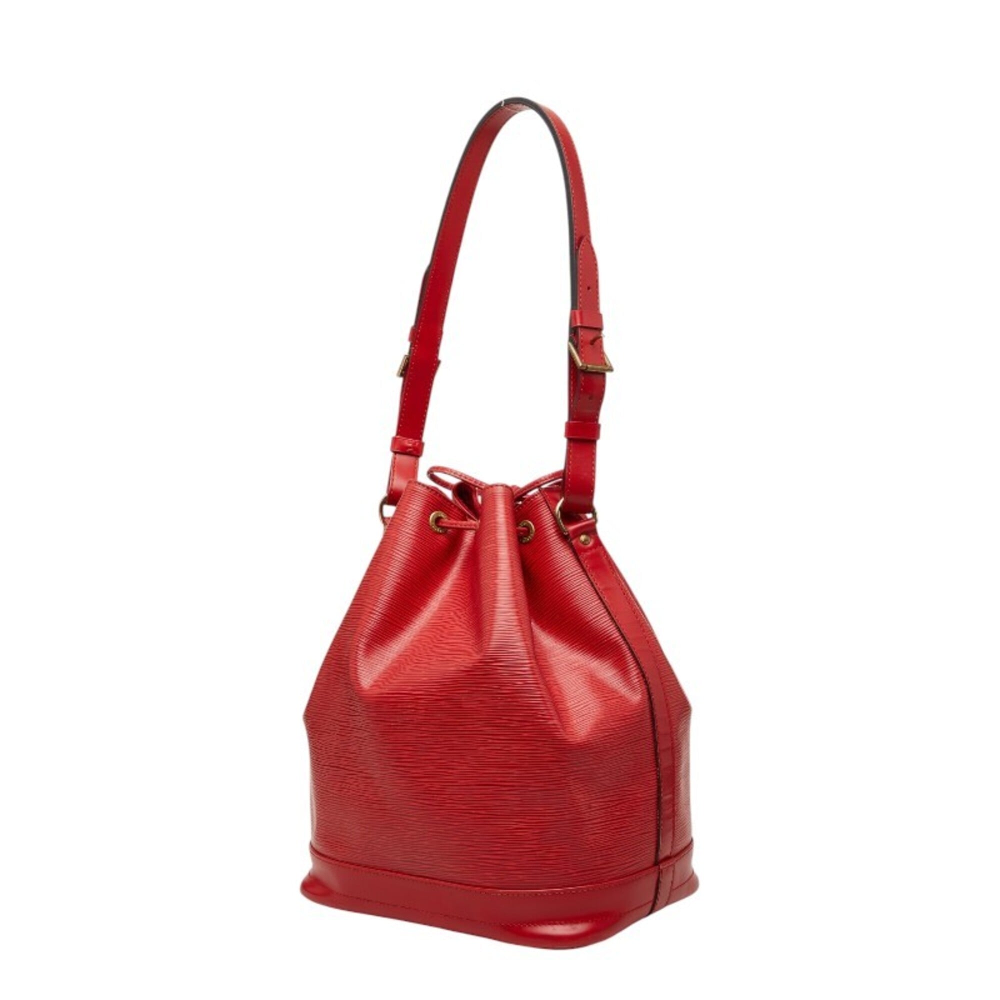 Louis Vuitton Castilian Red Leather Shoulder Bag (Pre-Owned)