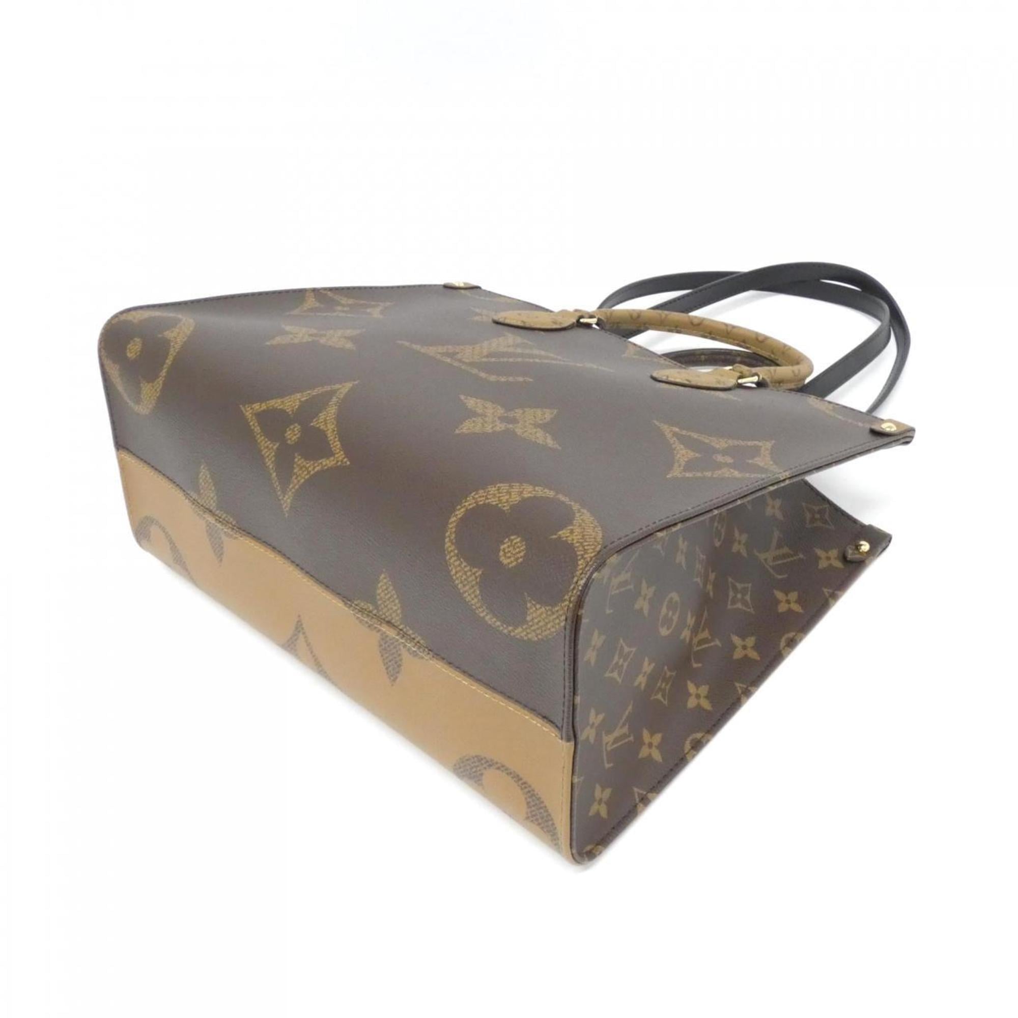 Louis Vuitton Marron Coated Canvas Handbag (Pre-Owned)