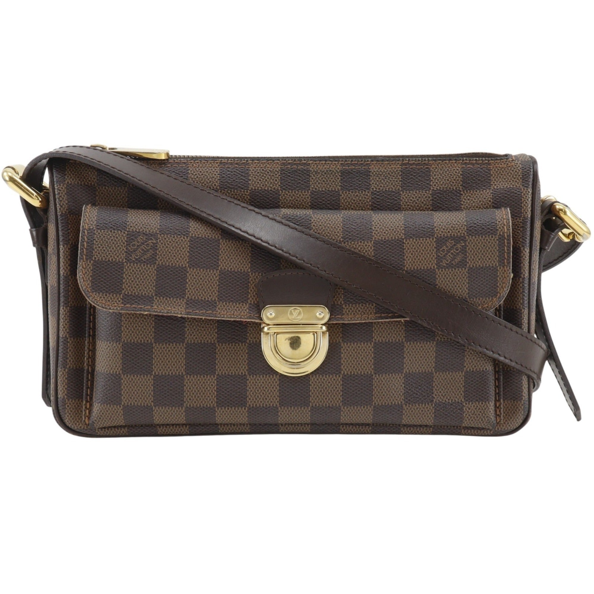 Louis Vuitton Damier Brown Damier Canvas Shoulder Bag (Pre-Owned)