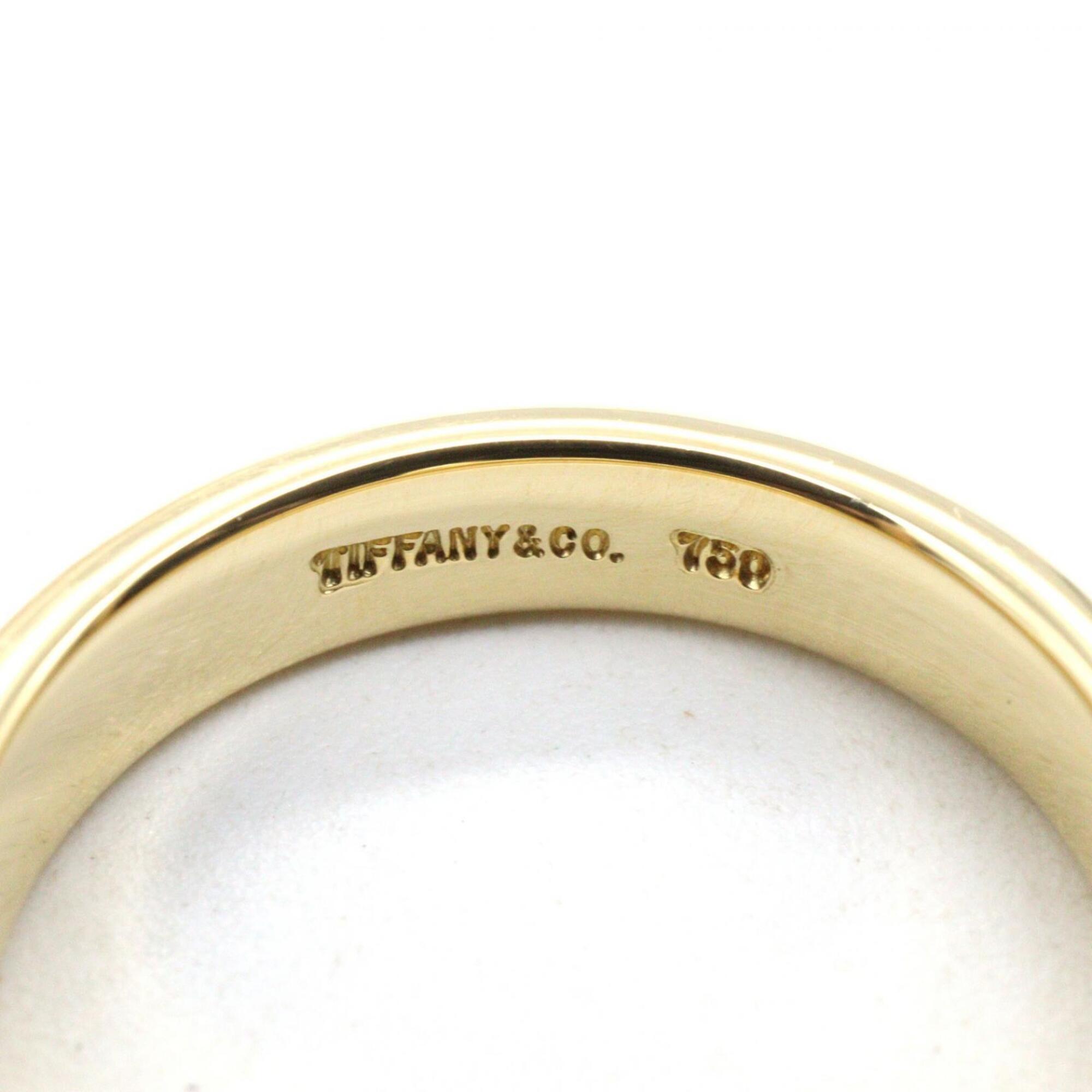 Tiffany Gold White Yellow Gold (18K) Band Ring (Pre-Owned)