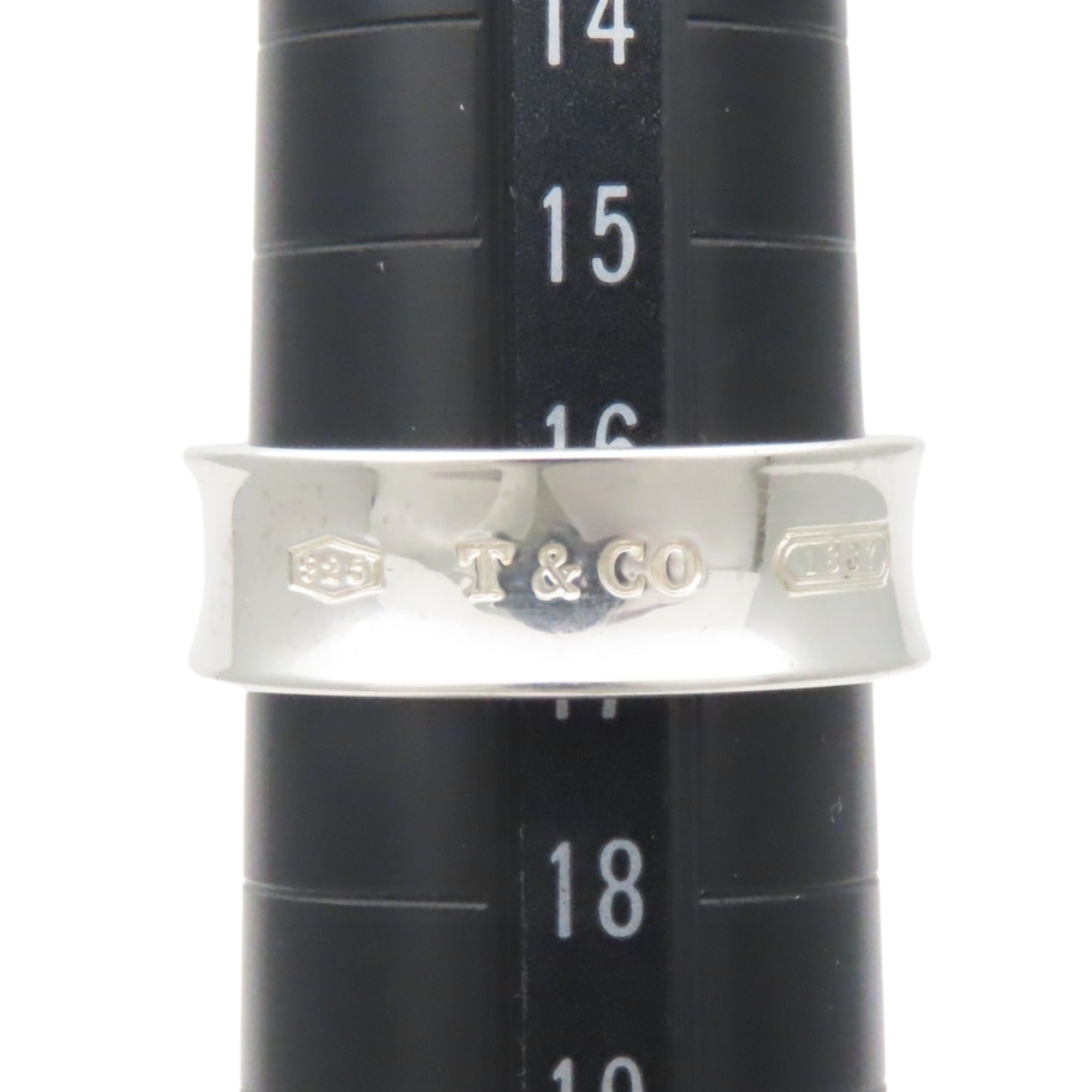 Tiffany Silver Silver 925 Band Ring (Pre-Owned)
