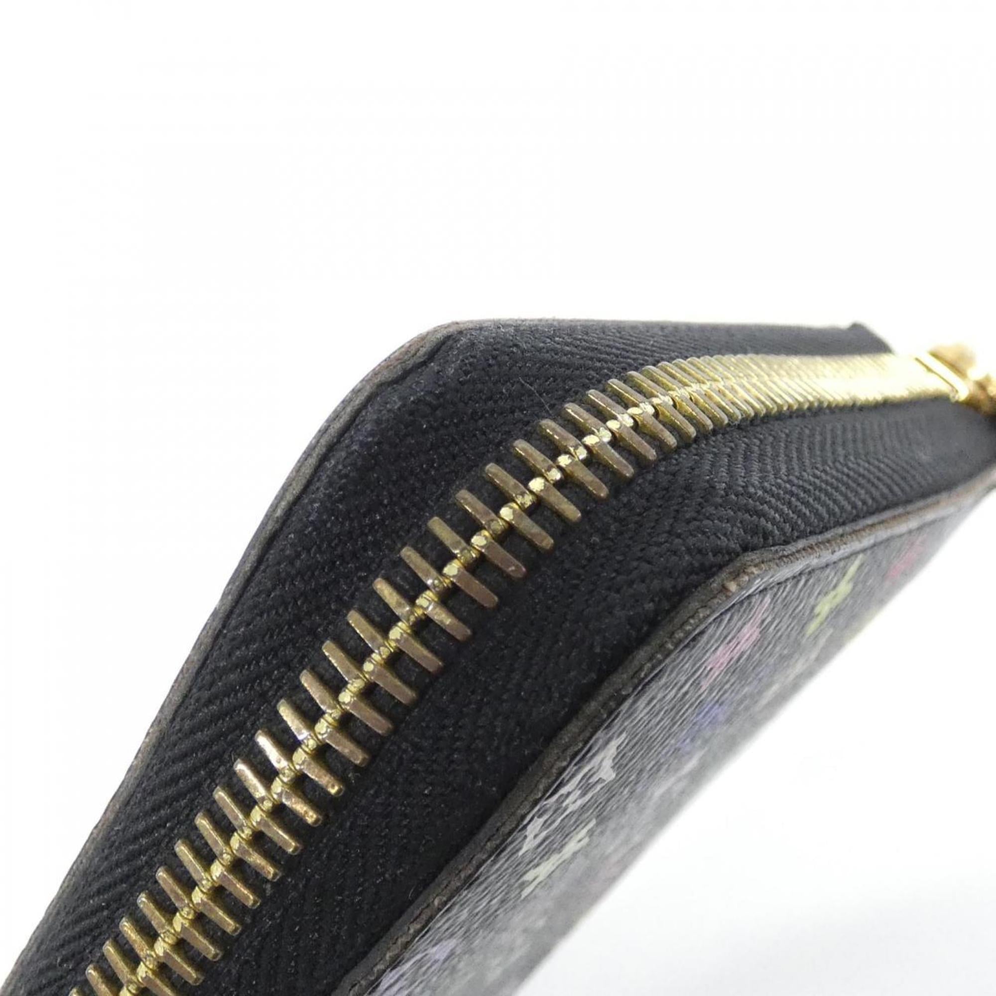 Louis Vuitton Black Grenade Multi-Color Coated Canvas Long Wallet (Bi-Fold) (Pre-Owned)