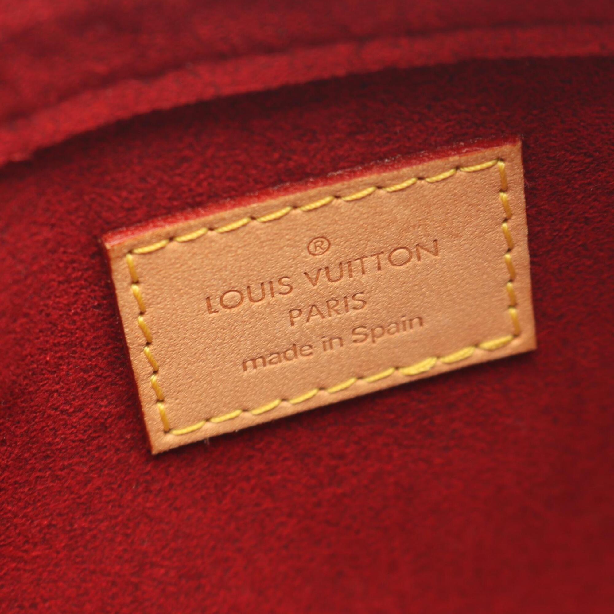 Louis Vuitton Brown Coated Canvas Pvc Leather Monogram Handbag Shoulder Bag (Pre-Owned)
