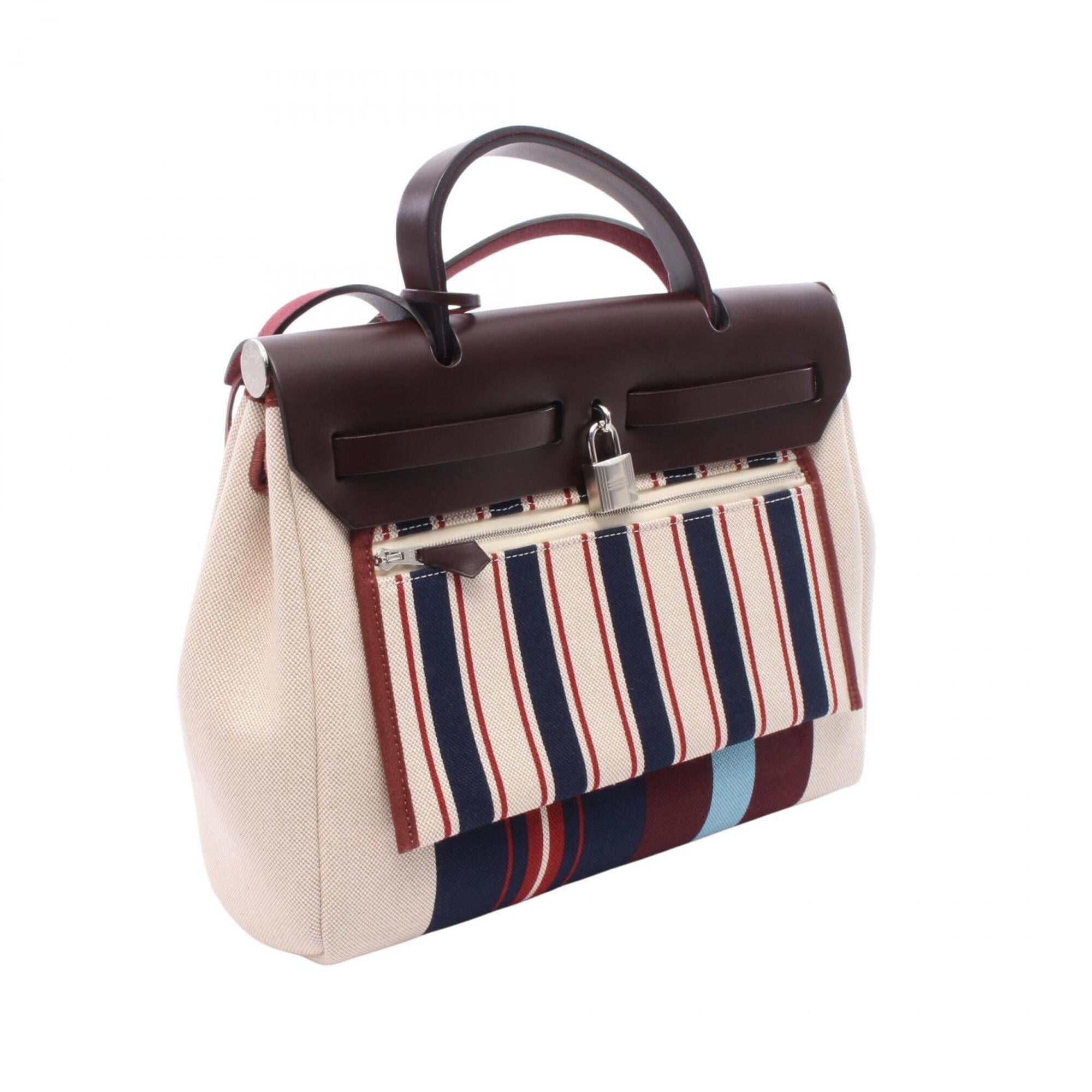 Hermes Beige Brown Multi-Color Handbag (Pre-Owned)