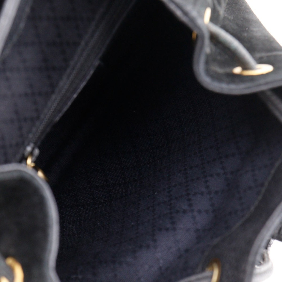Gucci Black Suede Backpack (Pre-Owned)