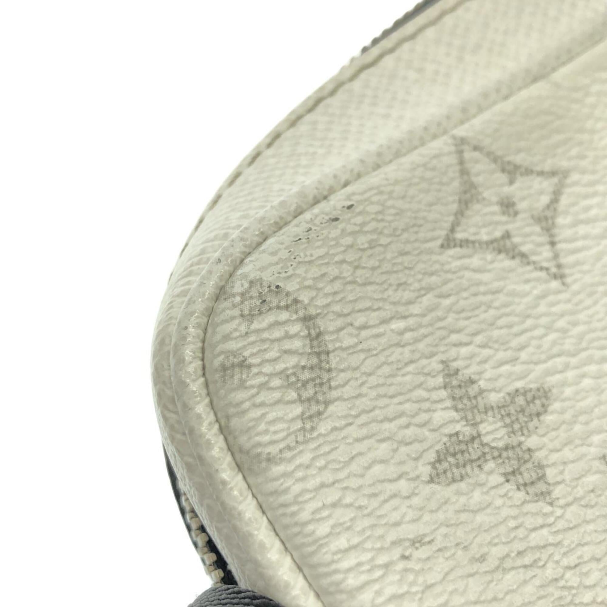 Louis Vuitton White Coated Canvas Leather Shoulder Bag (Pre-Owned)
