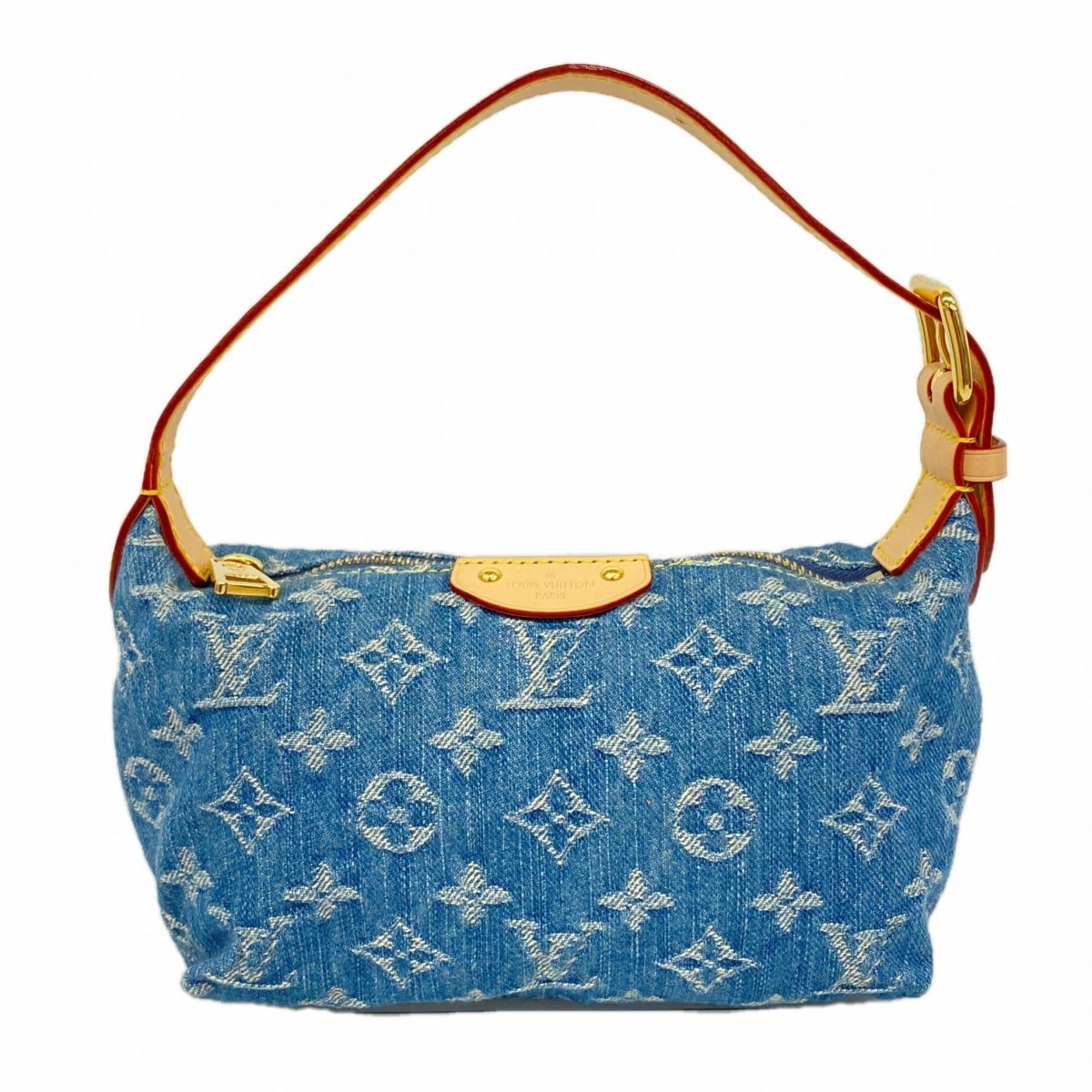 Louis Vuitton Blue Handbag (Pre-Owned)