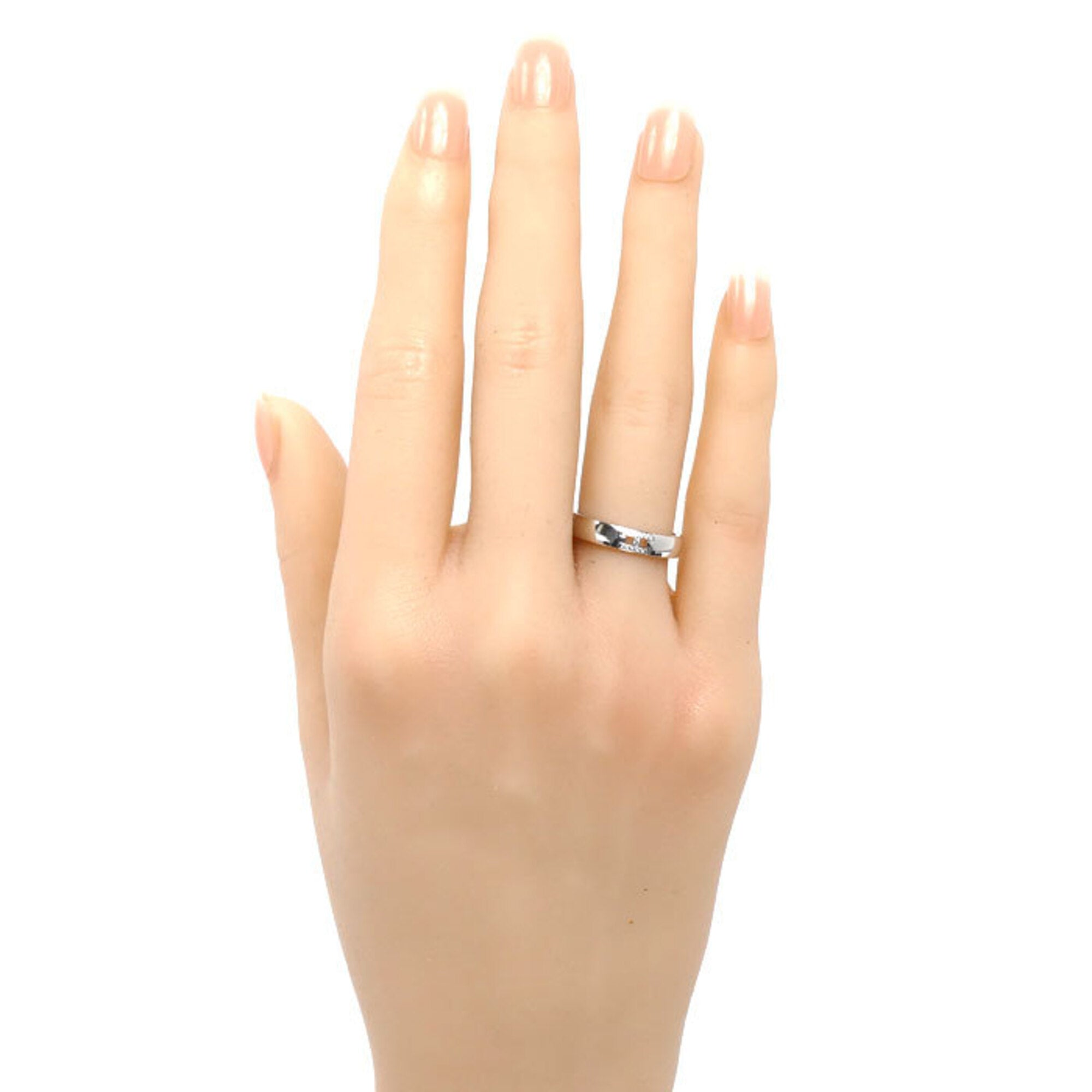 Hermes White Gold (18K) Band Ring (Pre-Owned)