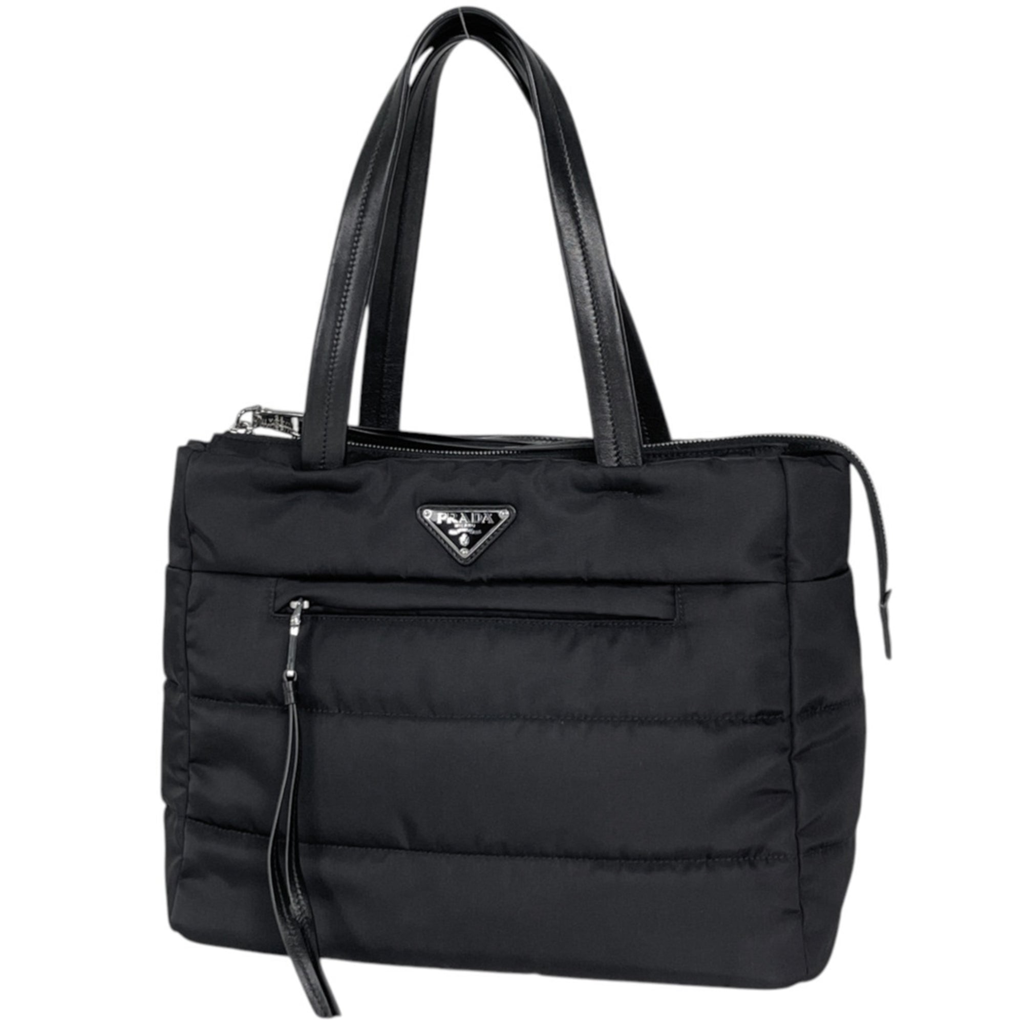Prada Black Nylon Tote Bag (Pre-Owned)