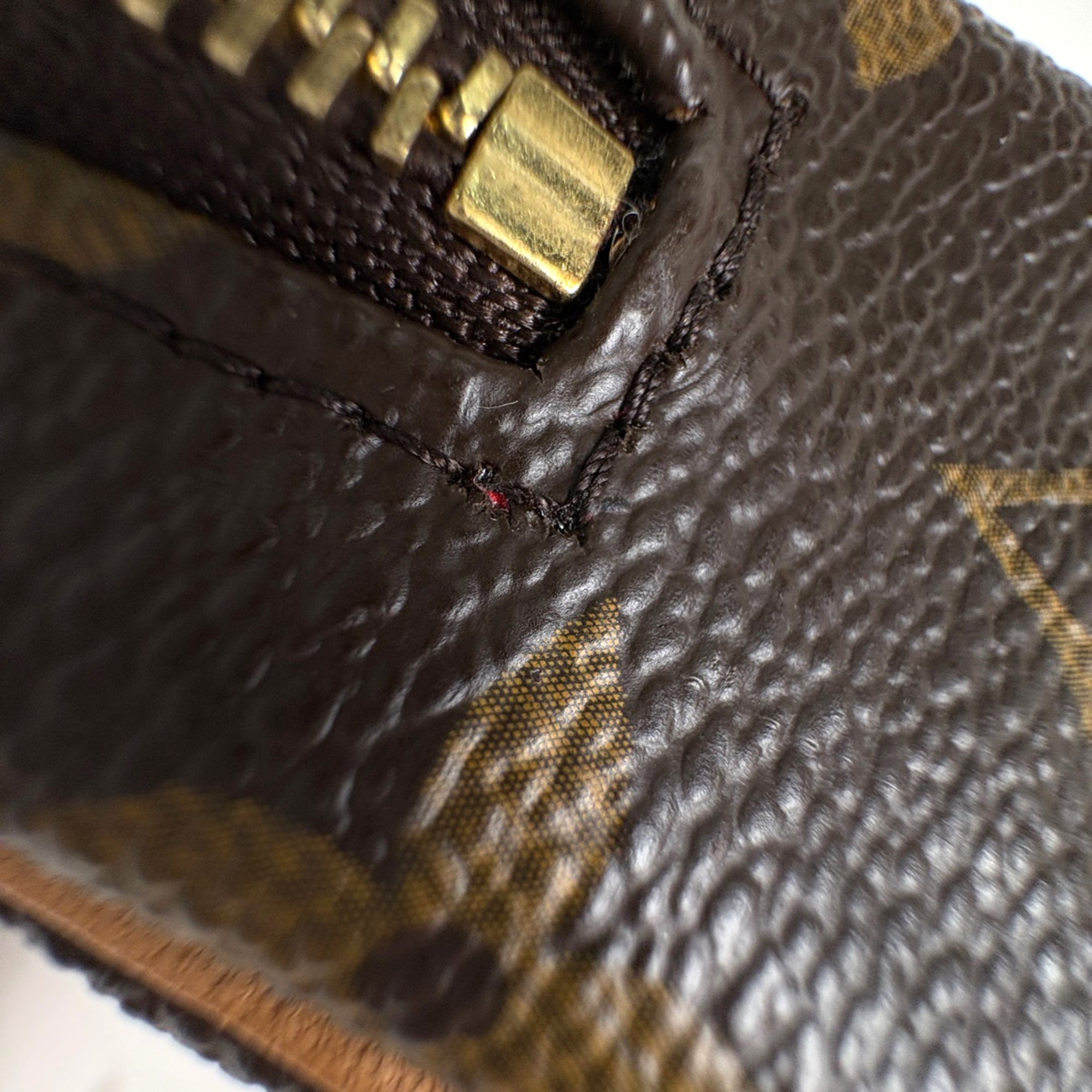 Louis Vuitton Brown Monogram Pouch (Pre-Owned)