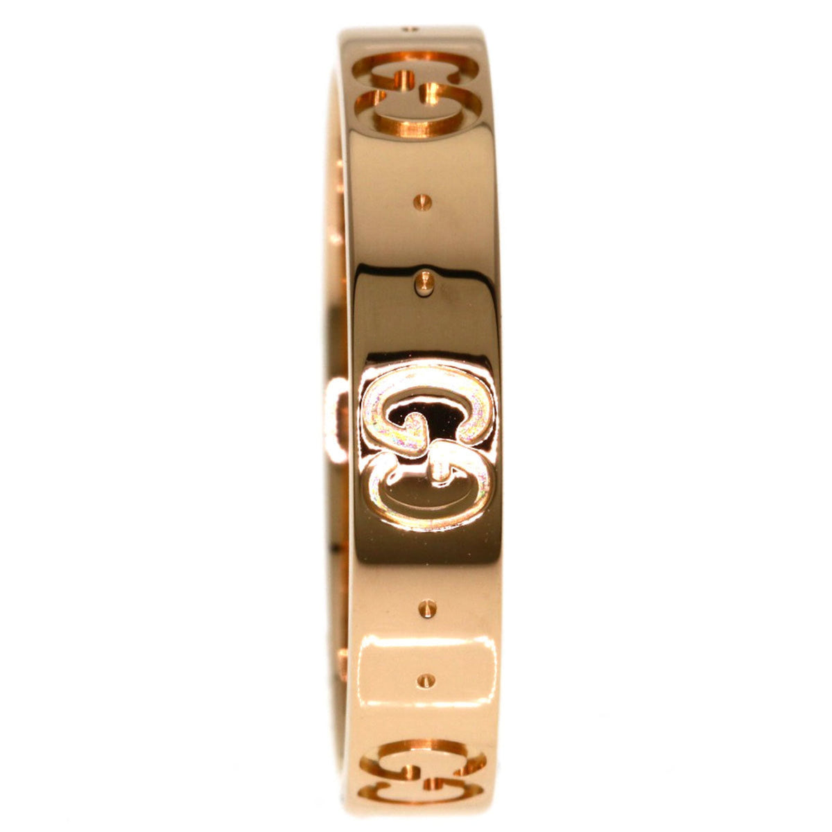 Gucci Icon Pink Gold (18K) Band Ring (Pre-Owned)