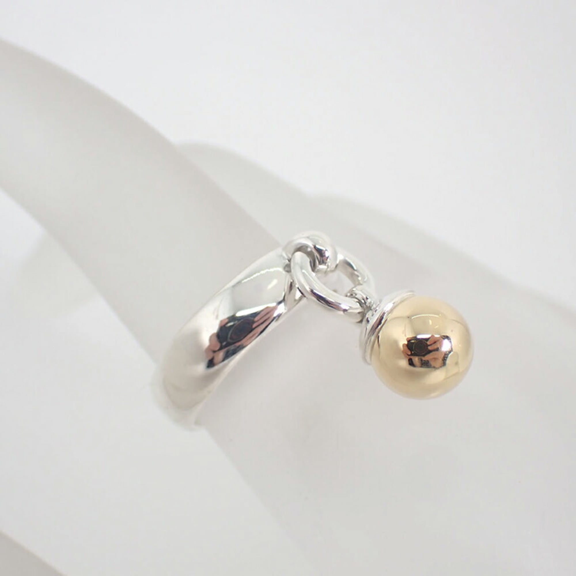 Tiffany Yellow Gold (18K) Sterling Silver 925 Band Ring (Pre-Owned)