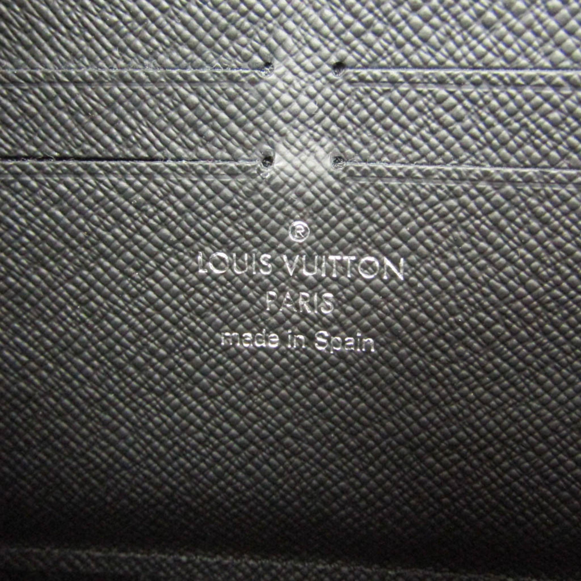 Louis Vuitton Damier Graphite Black Damier Graphite Long Wallet (Bi-Fold) (Pre-Owned)