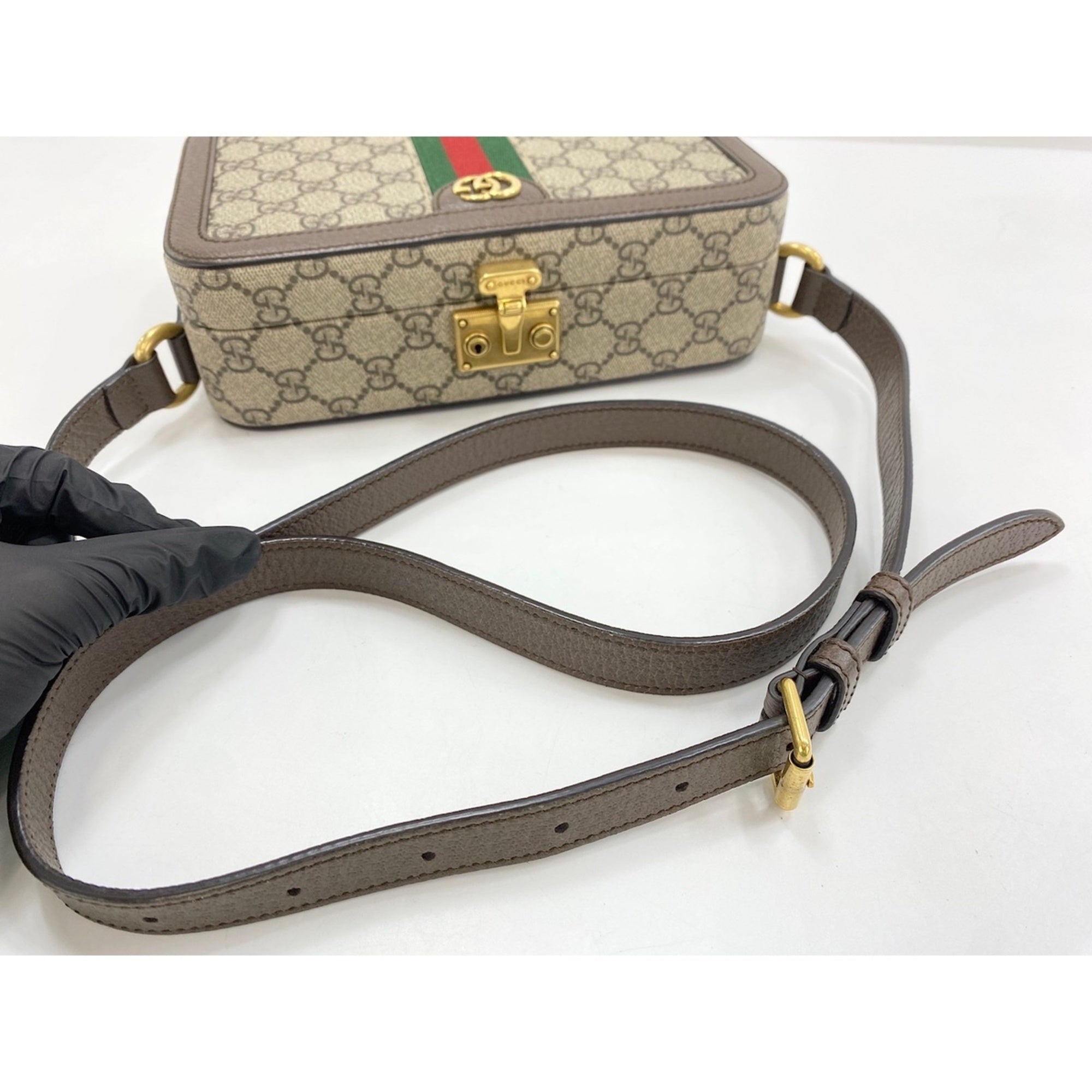 Gucci Ophidia Beige Shoulder Bag (Pre-Owned)