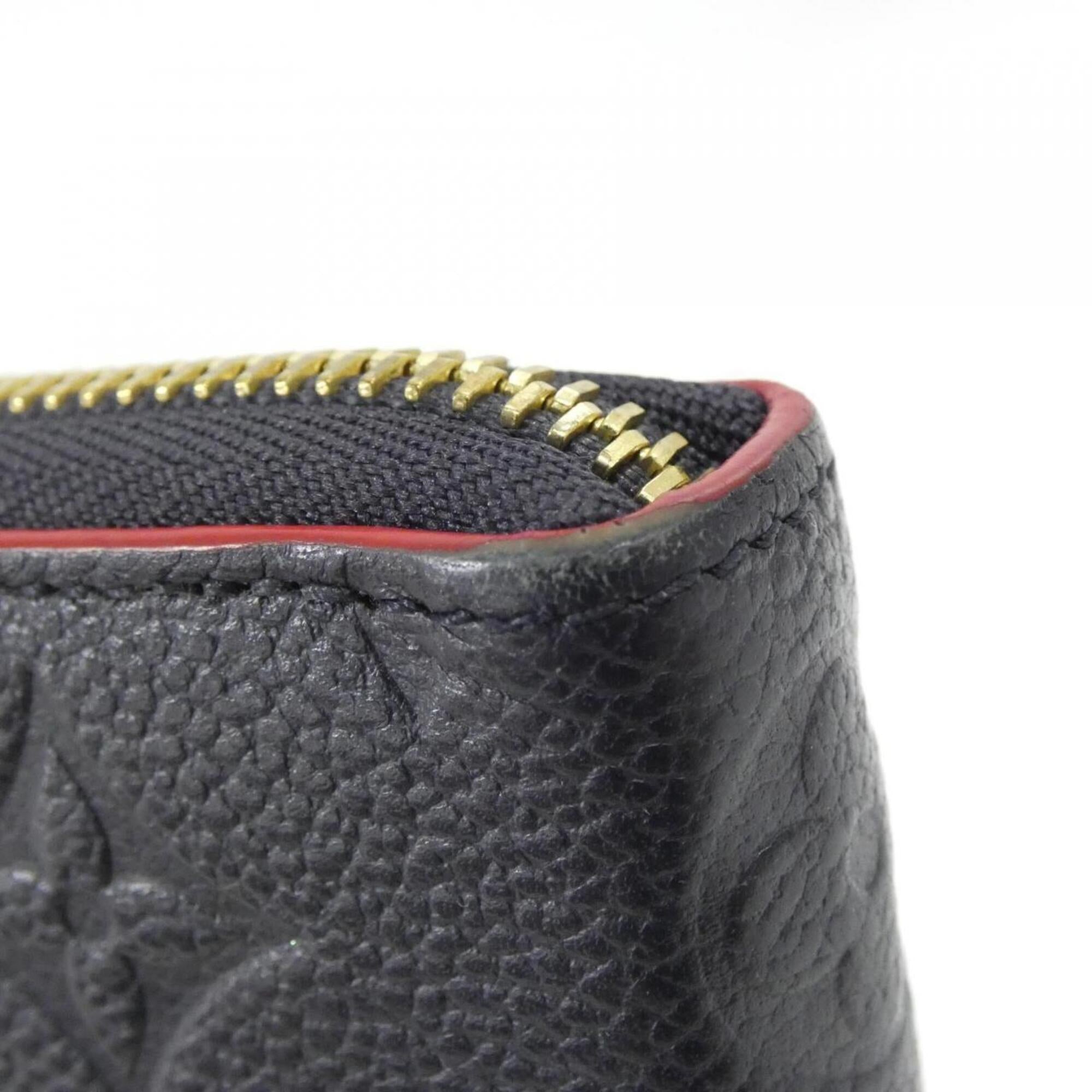 Louis Vuitton Marine Rouge Leather Long Wallet (Bi-Fold) (Pre-Owned)