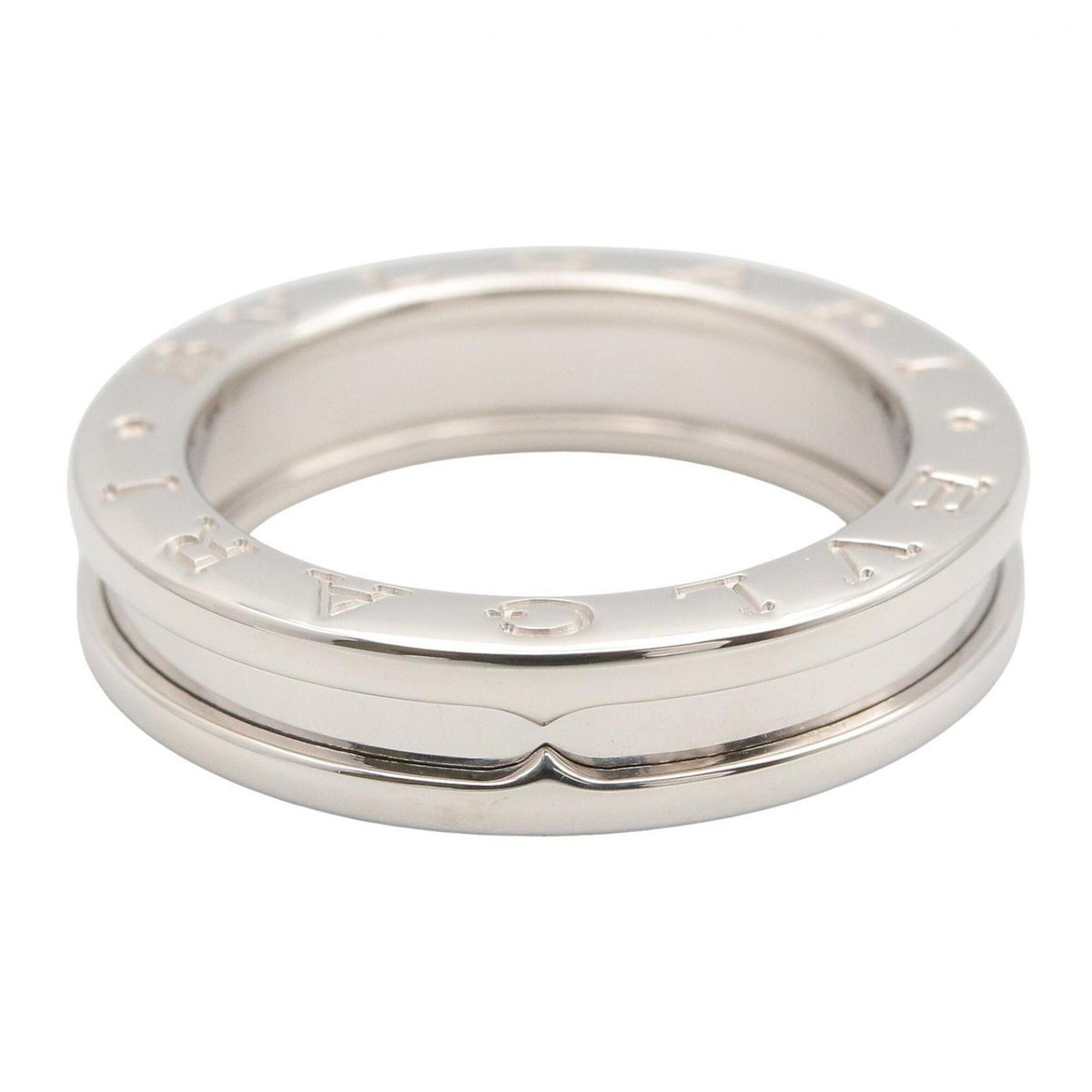 Bvlgari B.Zero1 Silver White Gold (18K) Band Ring (Pre-Owned)
