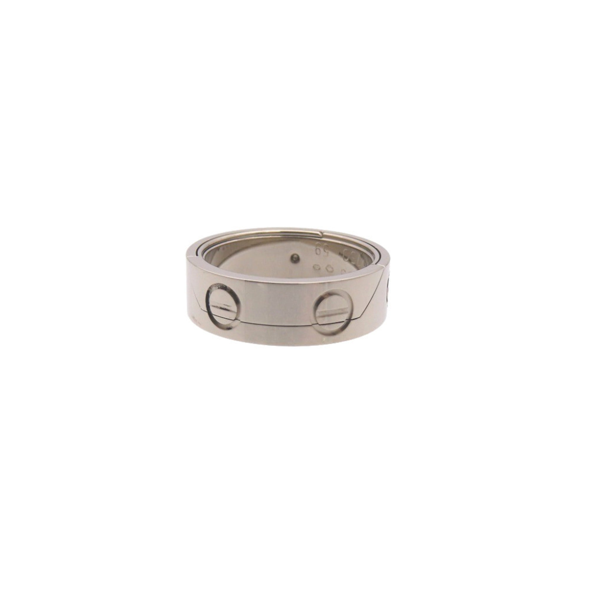 Cartier White Gold White Gold (18K) Band Ring (Pre-Owned)