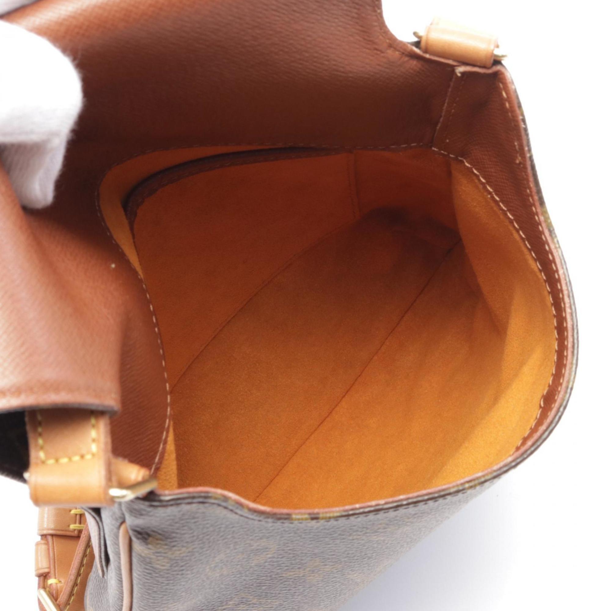 Louis Vuitton Brown Monogram Coated Canvas Shoulder Bag (Pre-Owned)