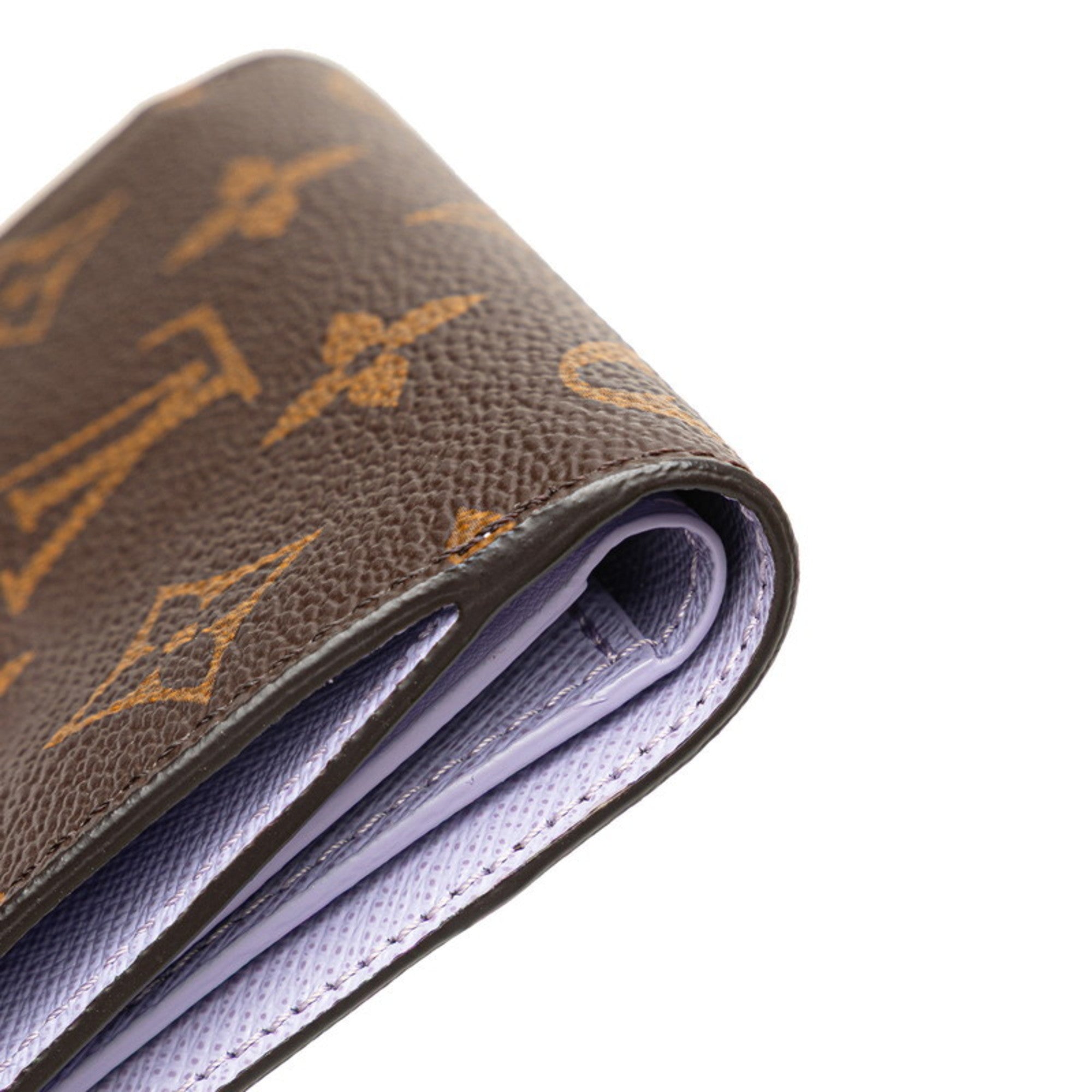 Louis Vuitton Monogram Brown Pvc Leather Wallet (Bi-Fold) (Pre-Owned)