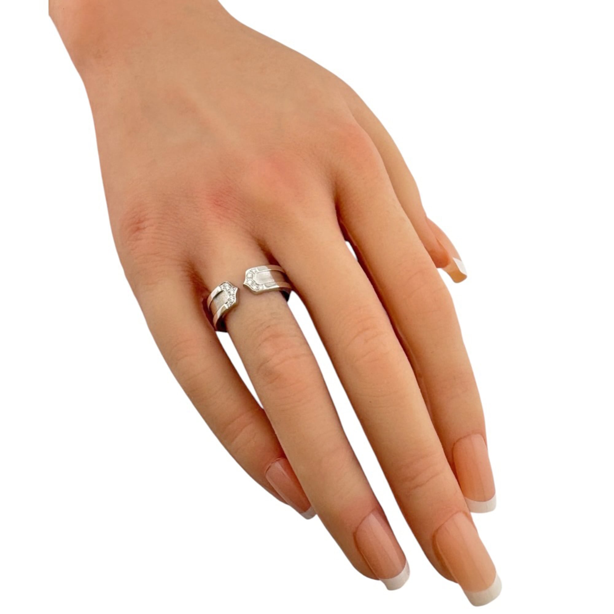 Cartier Silver White Gold (18K) Band Ring (Pre-Owned)