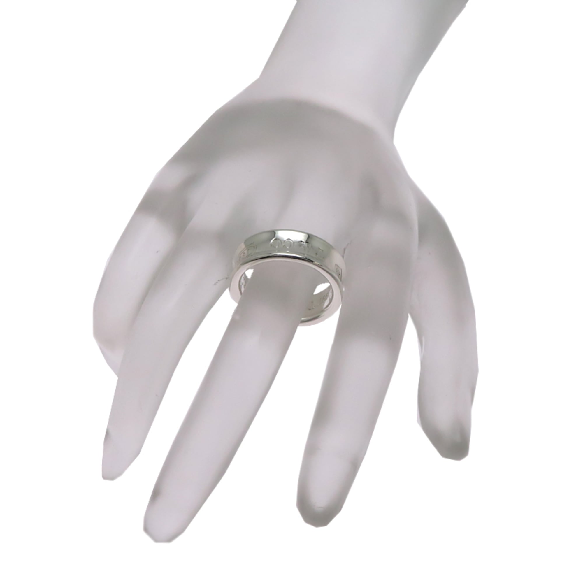 Tiffany Silver 925 Band Ring (Pre-Owned)