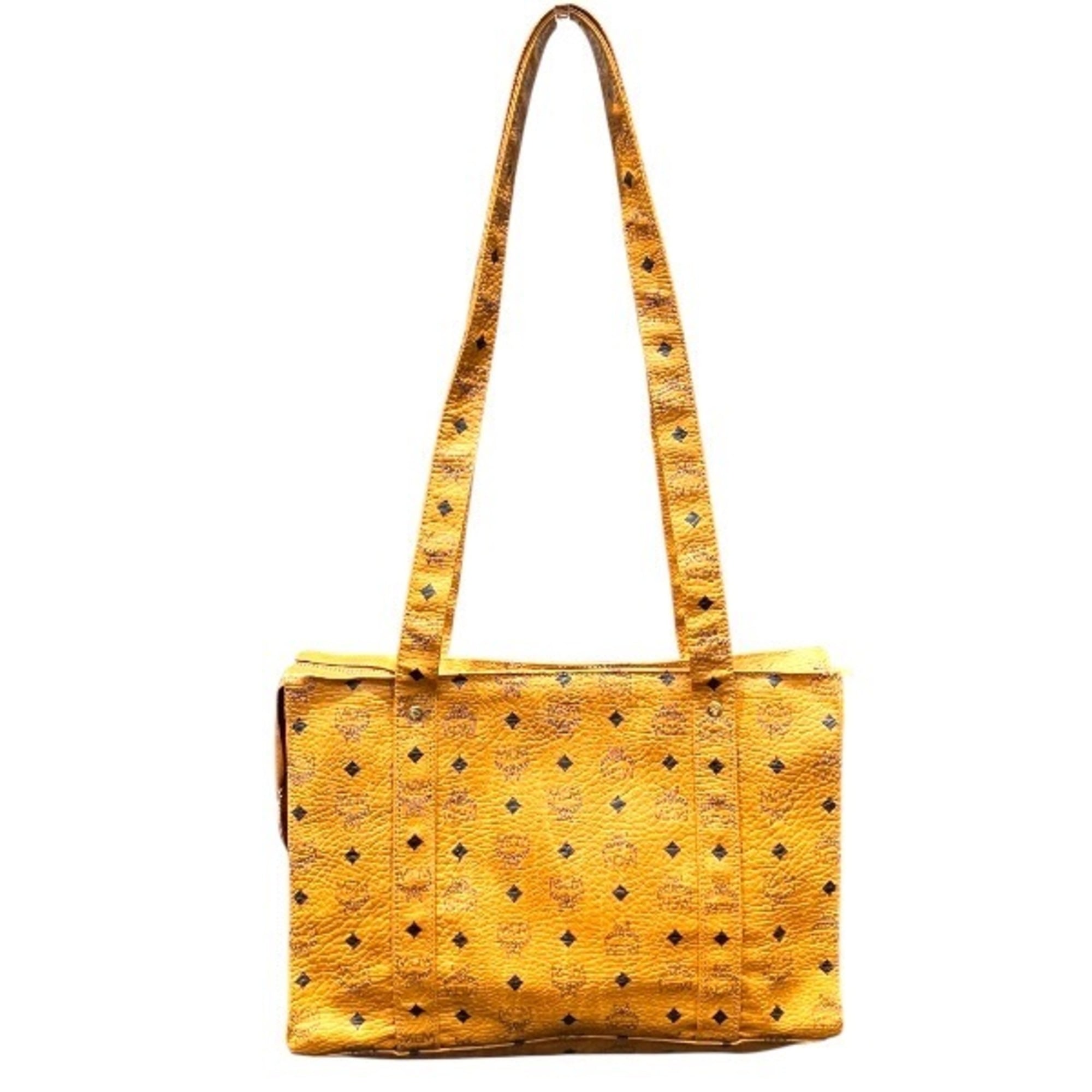 Mcm Camel Leather Tote Bag (Pre-Owned)