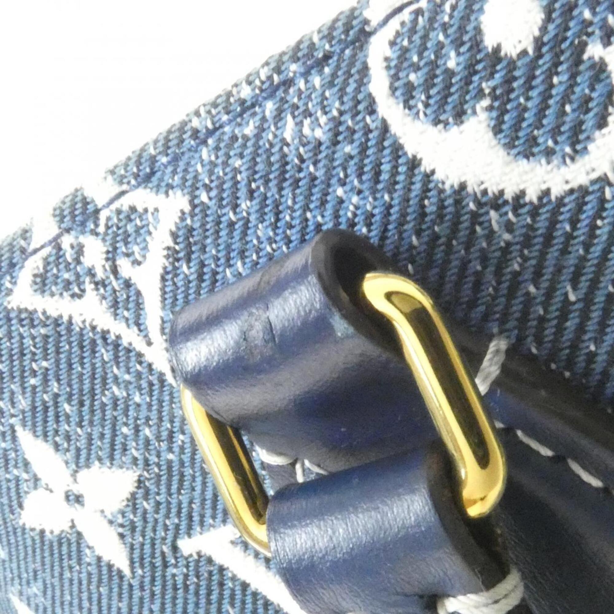 Louis Vuitton Blue Navy Denim Canvas Handbag (Pre-Owned)