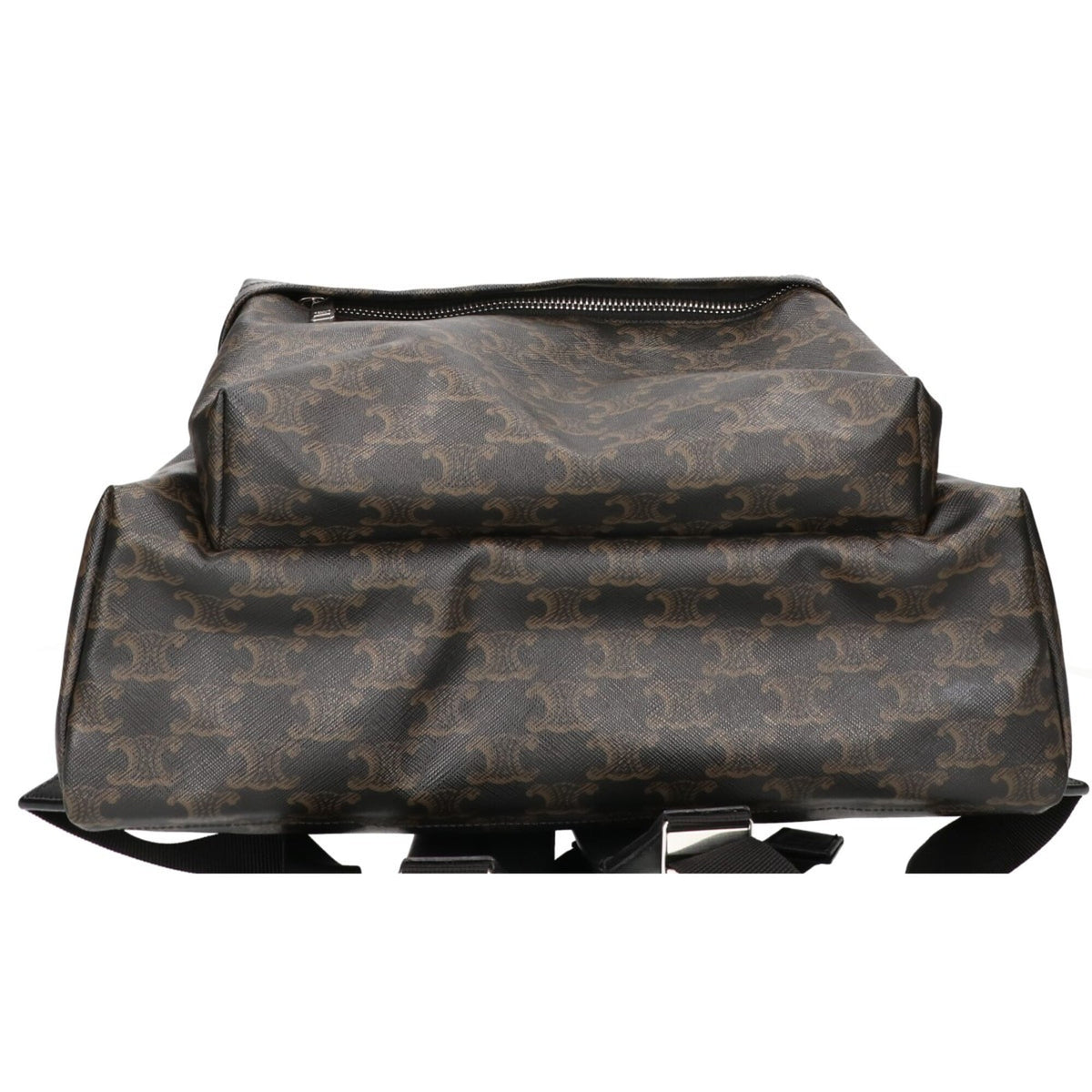 Celine Black Brown Pvc Backpack (Pre-Owned)