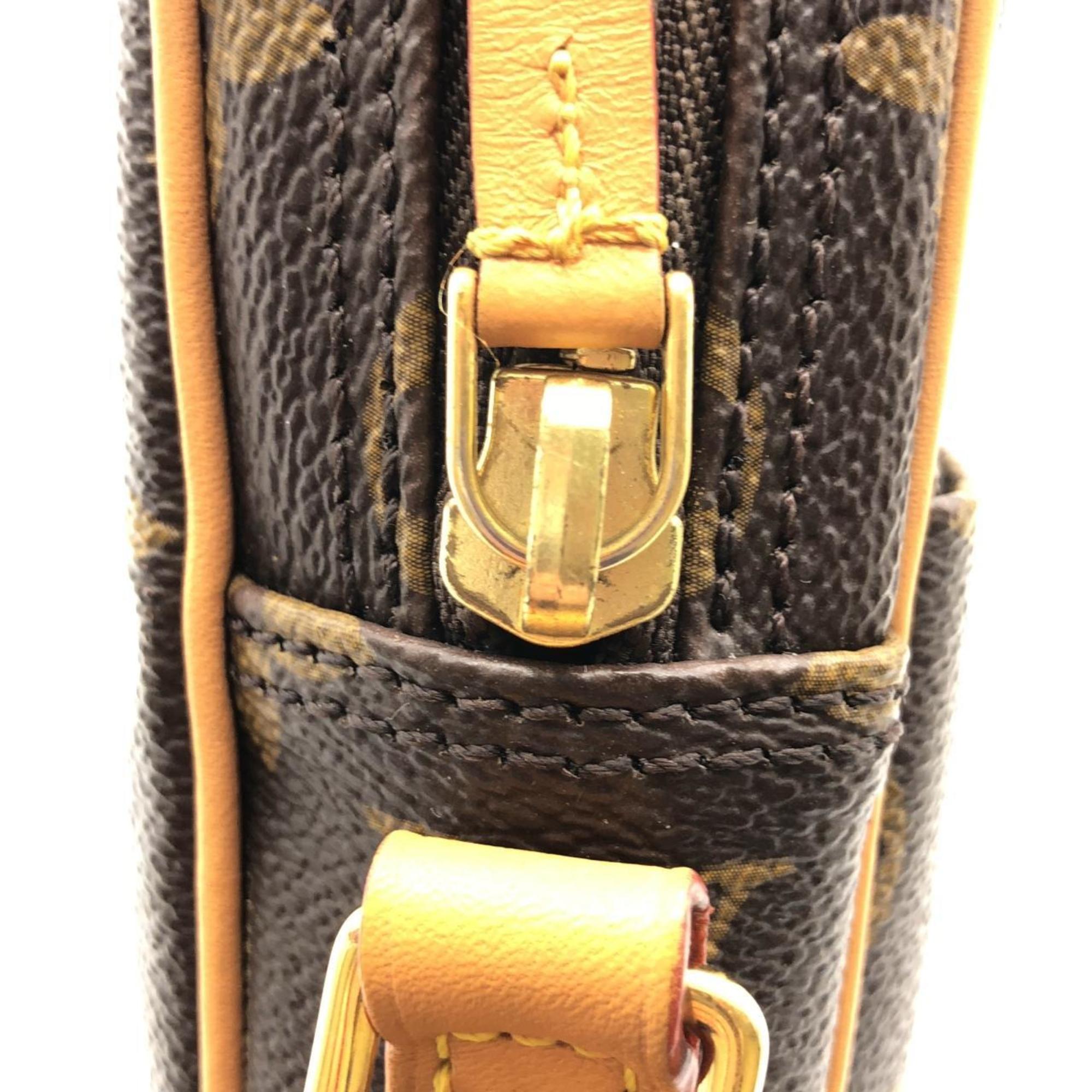 Louis Vuitton Brown Coated Canvas Shoulder Bag (Pre-Owned)