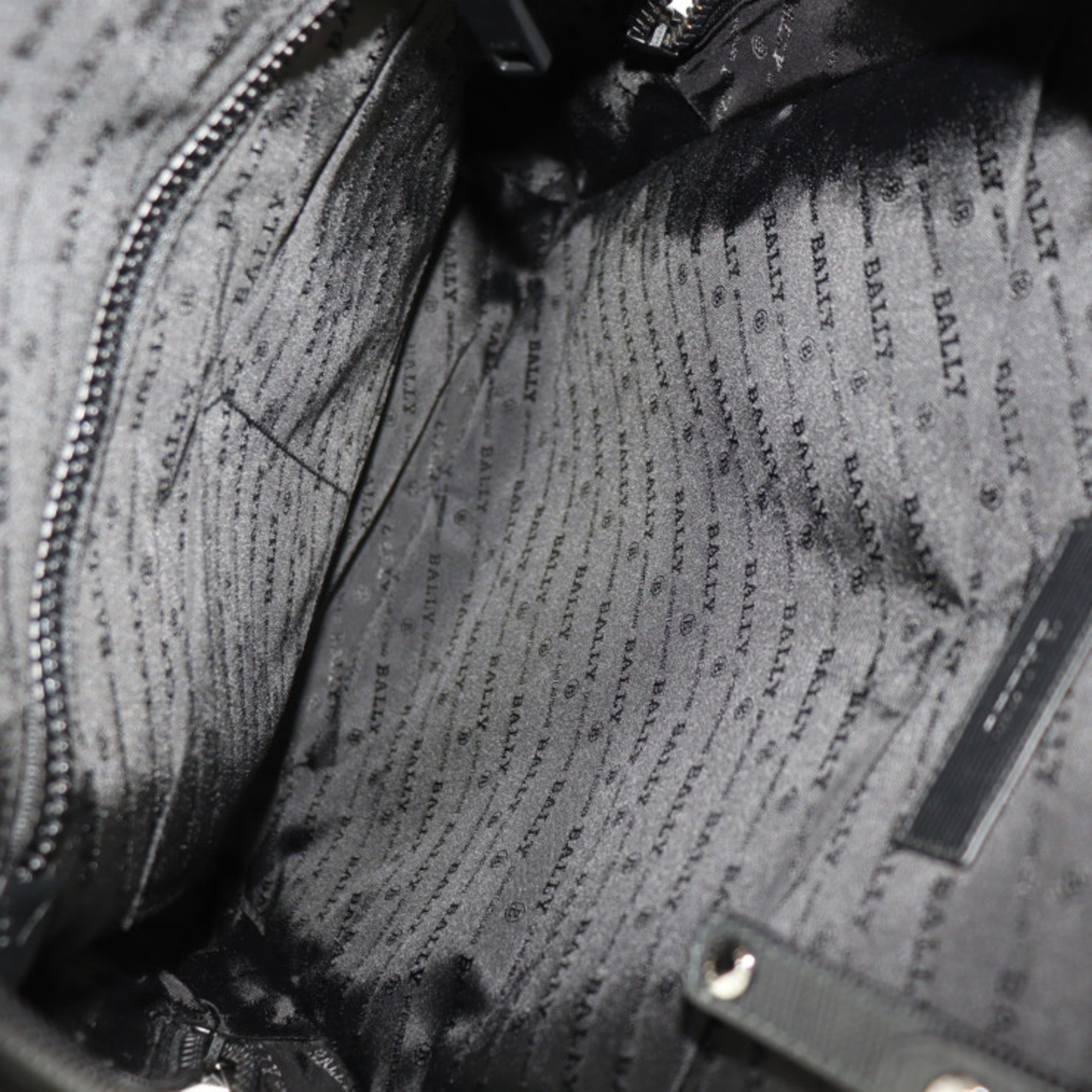 Bally Black Pvc Leather Backpack (Pre-Owned)