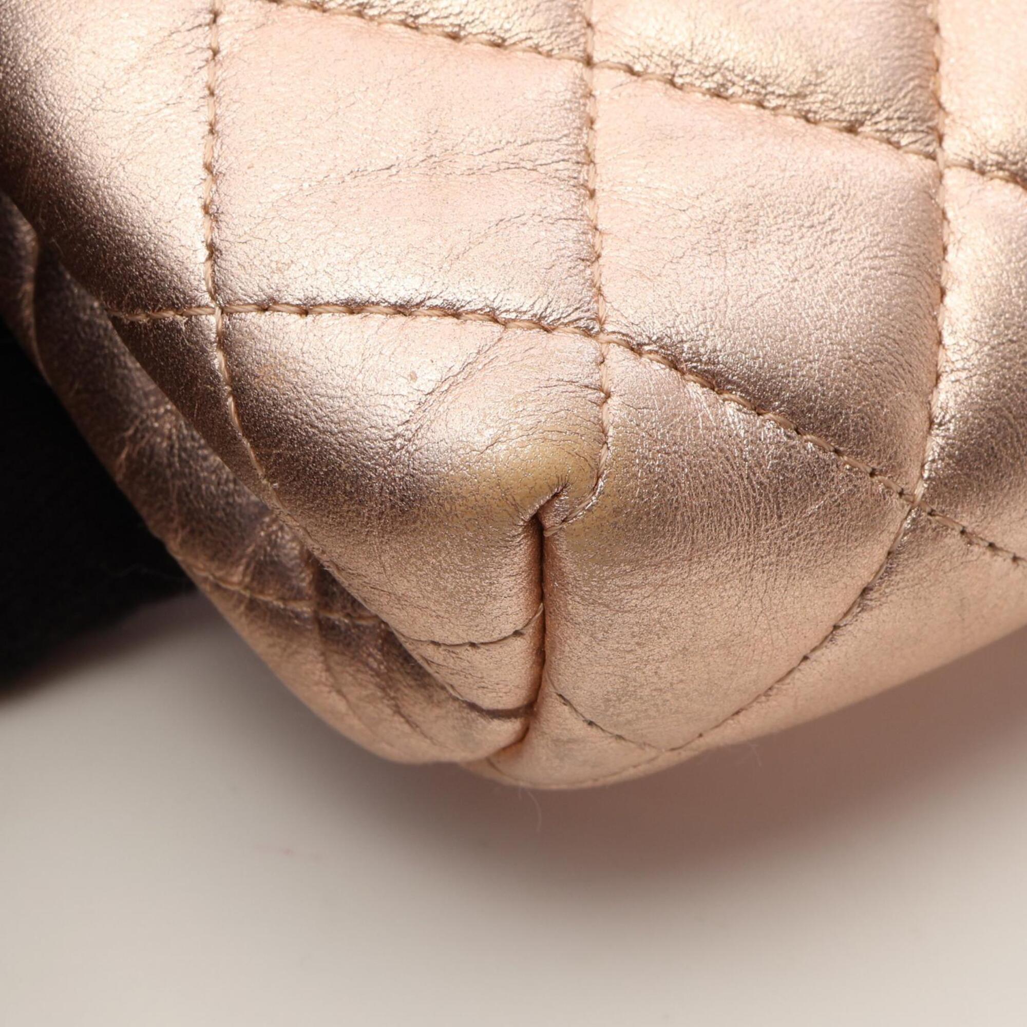 Chanel Pink Leather Handbag Pouch (Pre-Owned)
