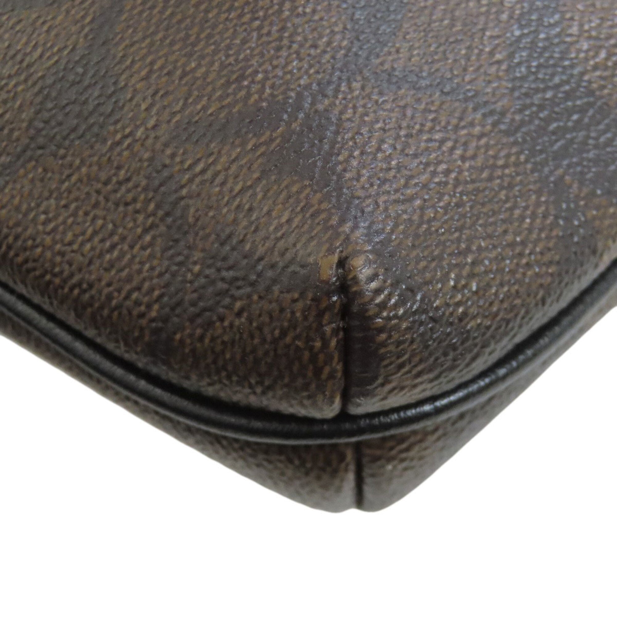 Coach Signature Brown Signature Line Shoulder Bag (Pre-Owned)