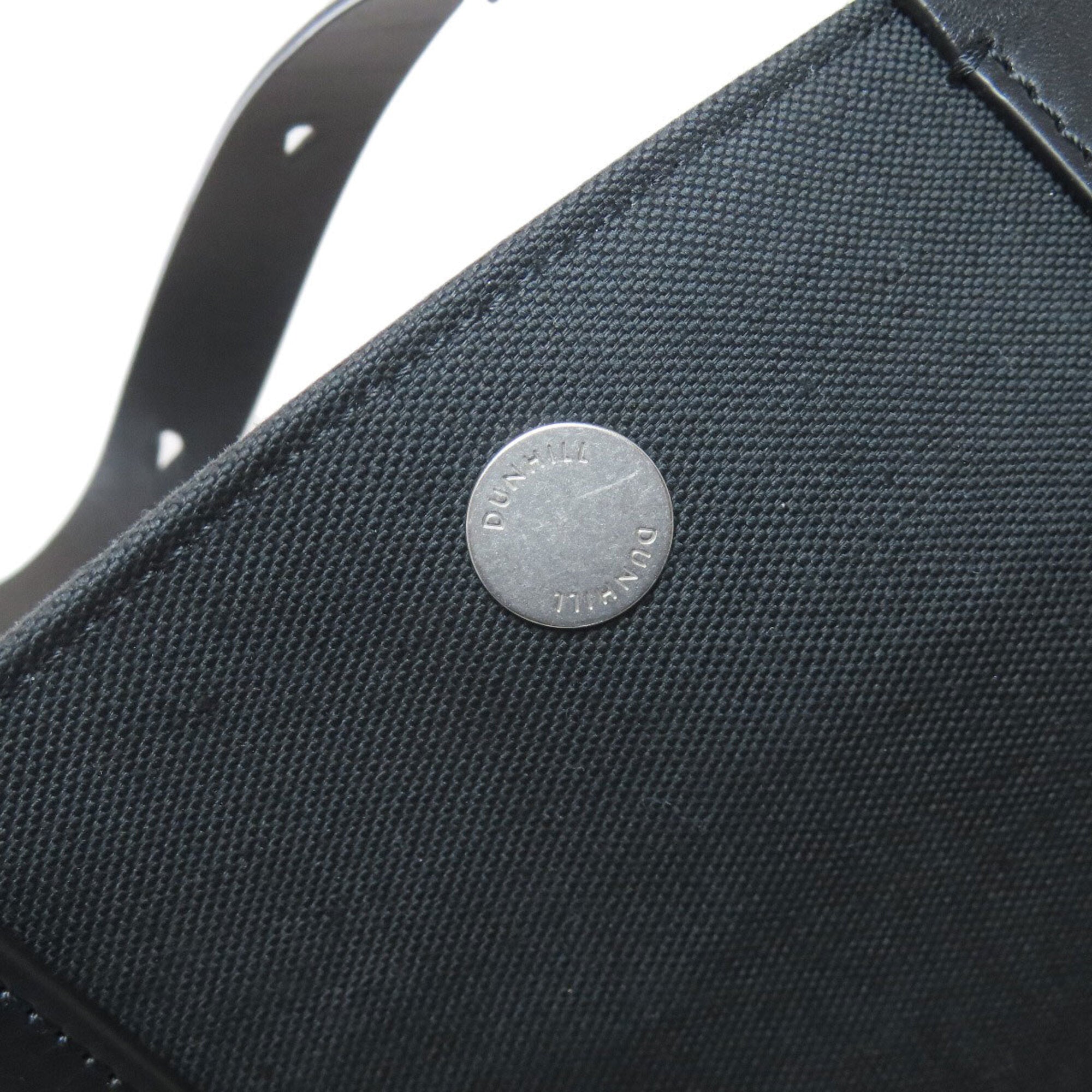 Dunhill Black Canvas Tote Bag (Pre-Owned)